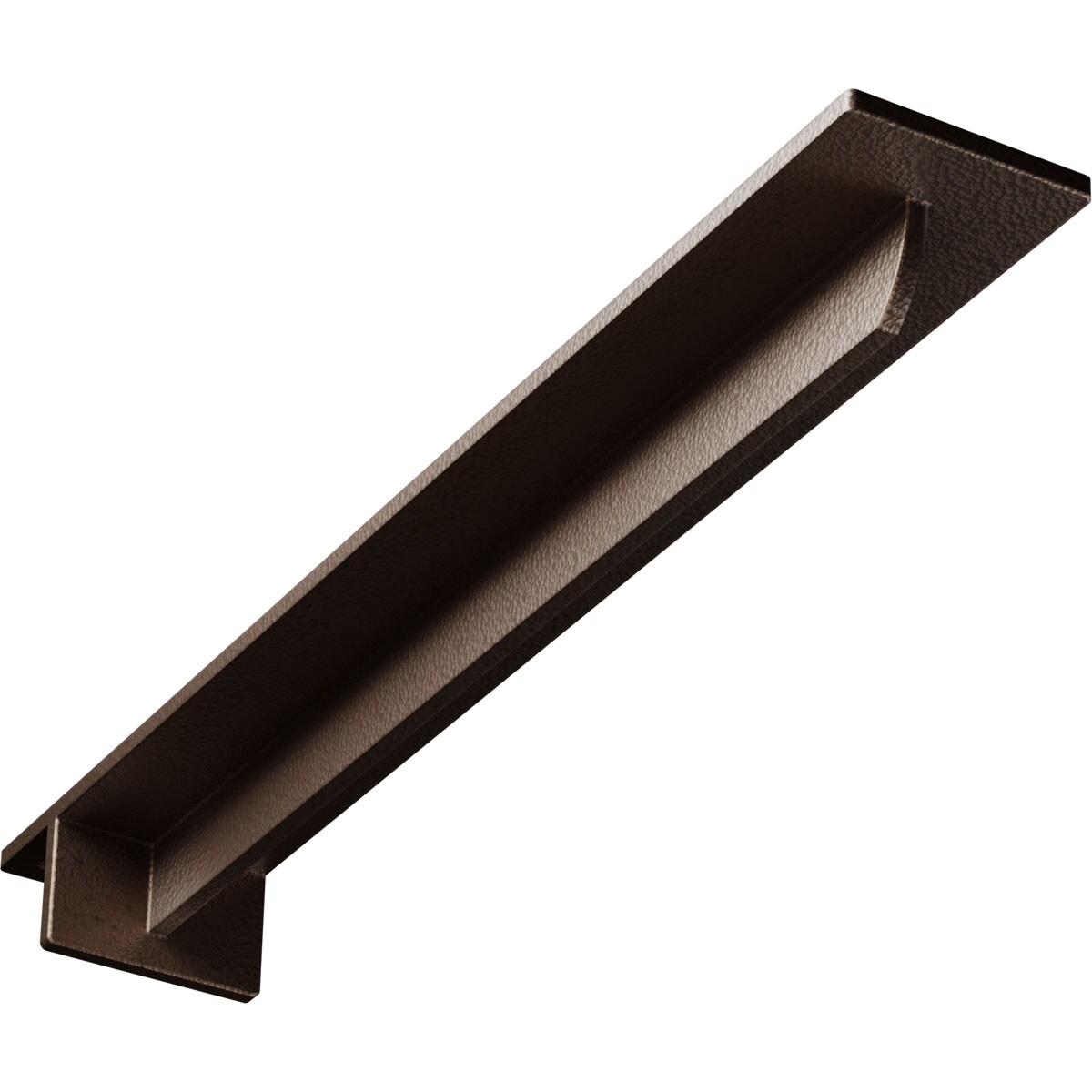 Ekena Millwork BKTM03X20X02HEHDB Heaton Hidden 20-in x 3-in x 2-in Bronze Steel Countertop support bracket