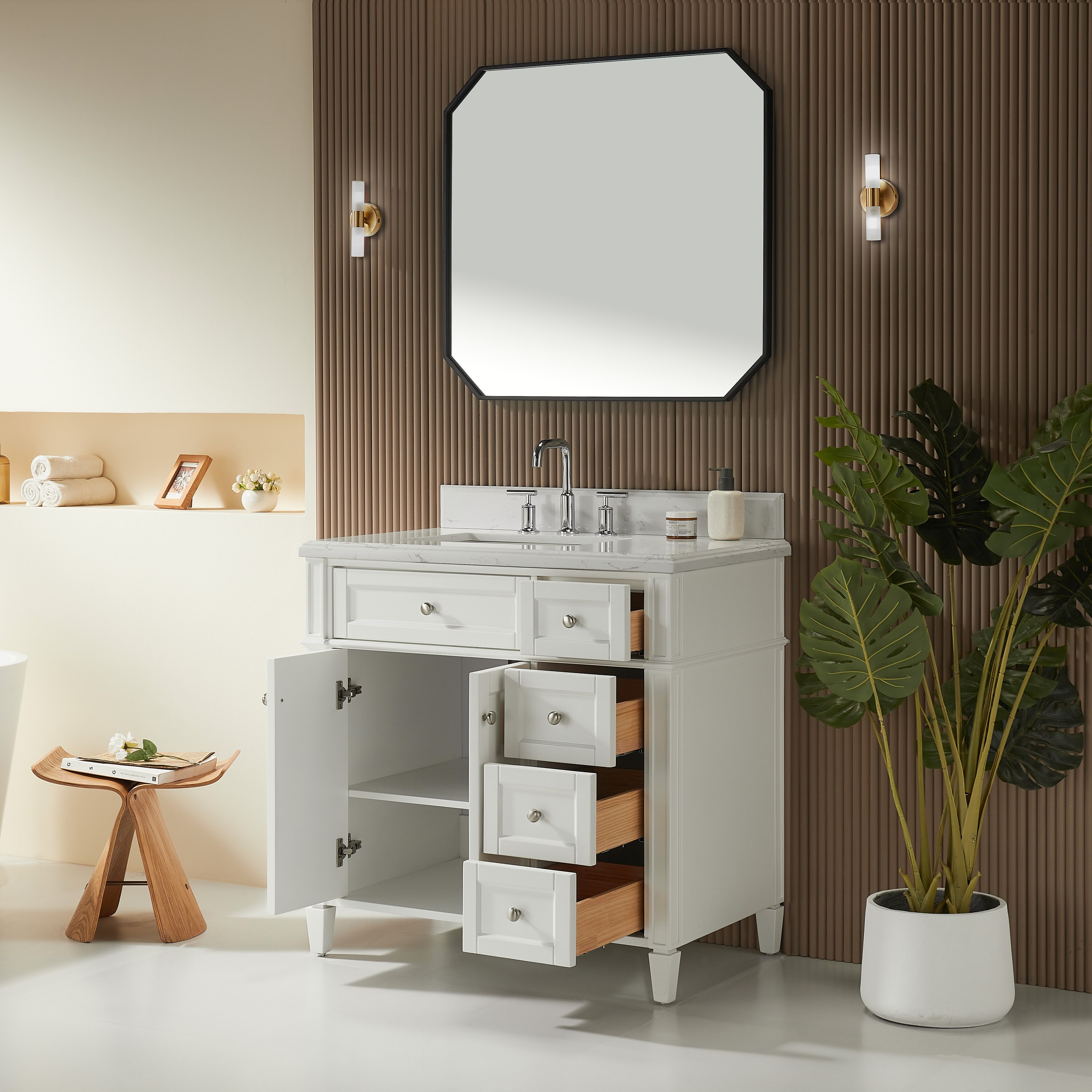 WELLFOR WA-9648-DH Bath-Vanity-Combo - View #7