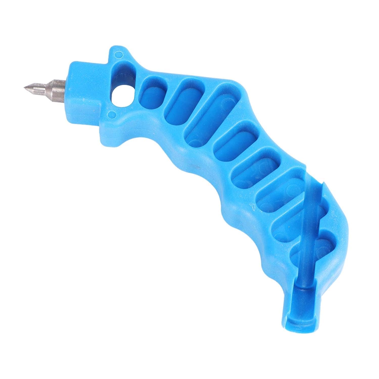 KIWDZFU  2-in-1 Drip Irrigation Hole Punch Tool and 1/4 Inch Tubing Fitting Inserter Blue Plastic durable home and garden accessory designed for