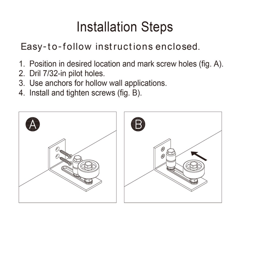 RELIABILT 07-3064 Barn-Door-Roller-Kits - View #7