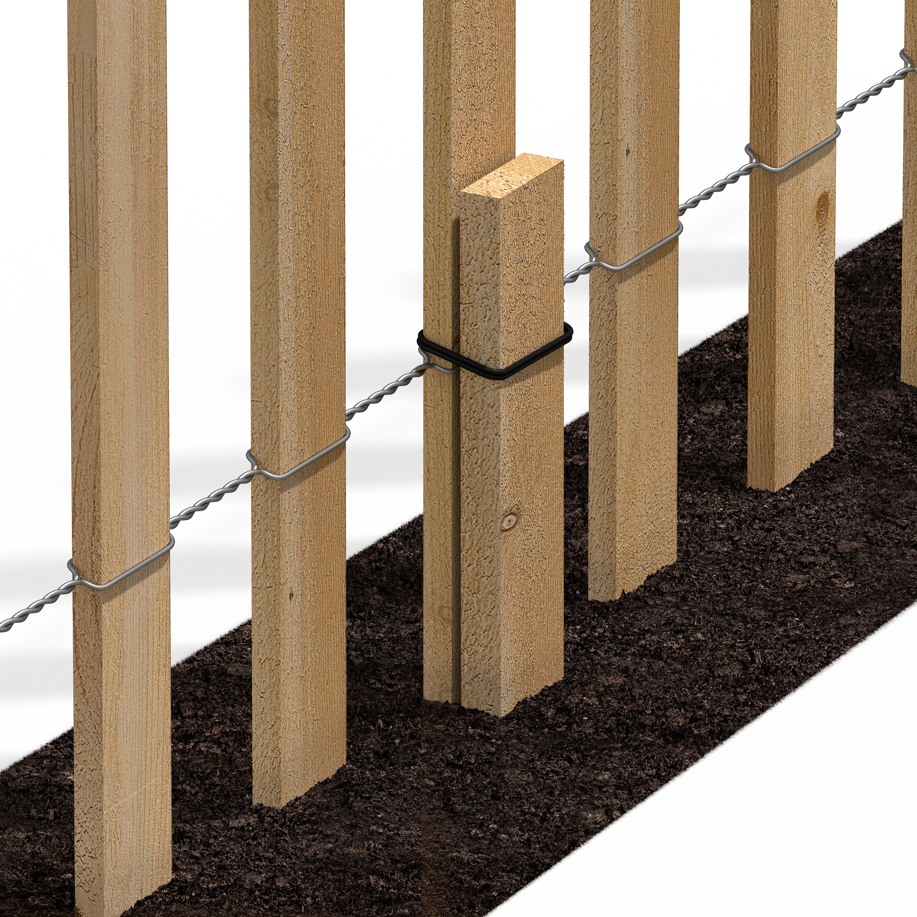 Greenes Fence RC28W-4PK Rolled-Fence - View #3