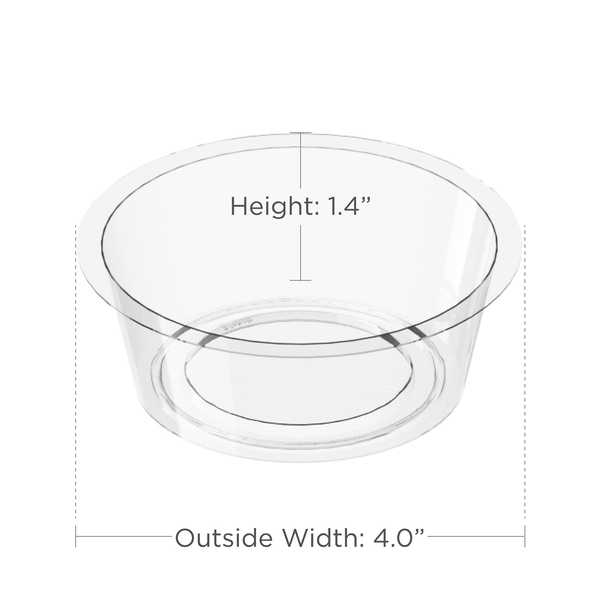 Crescent Garden 4.02-in Clear Plastic Plant Saucer in the Plant Saucers ...