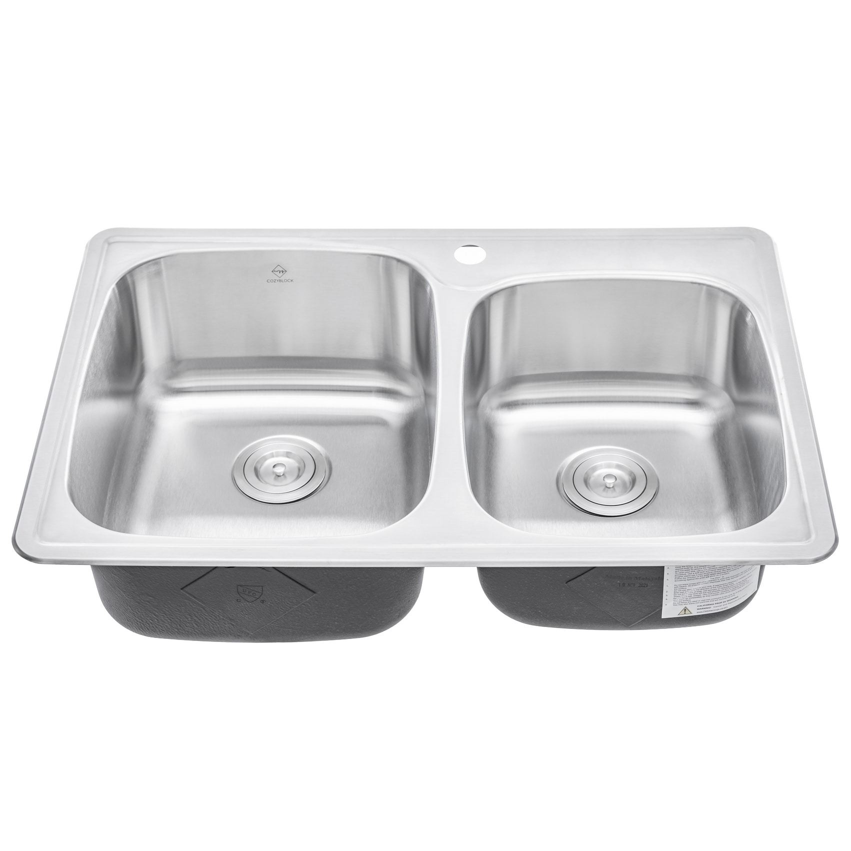 eModernDecor ALTO-6040-1-SGY Kitchen-Sinks - View #5