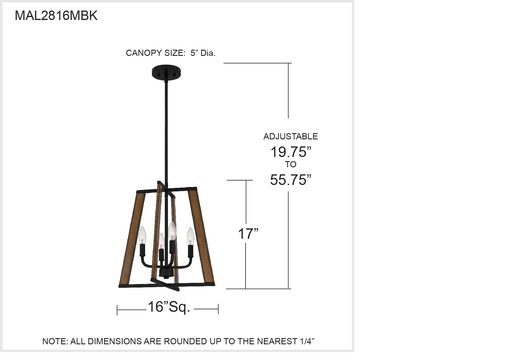 Quoizel MAL2816MBK Pendant-Lights - View #5