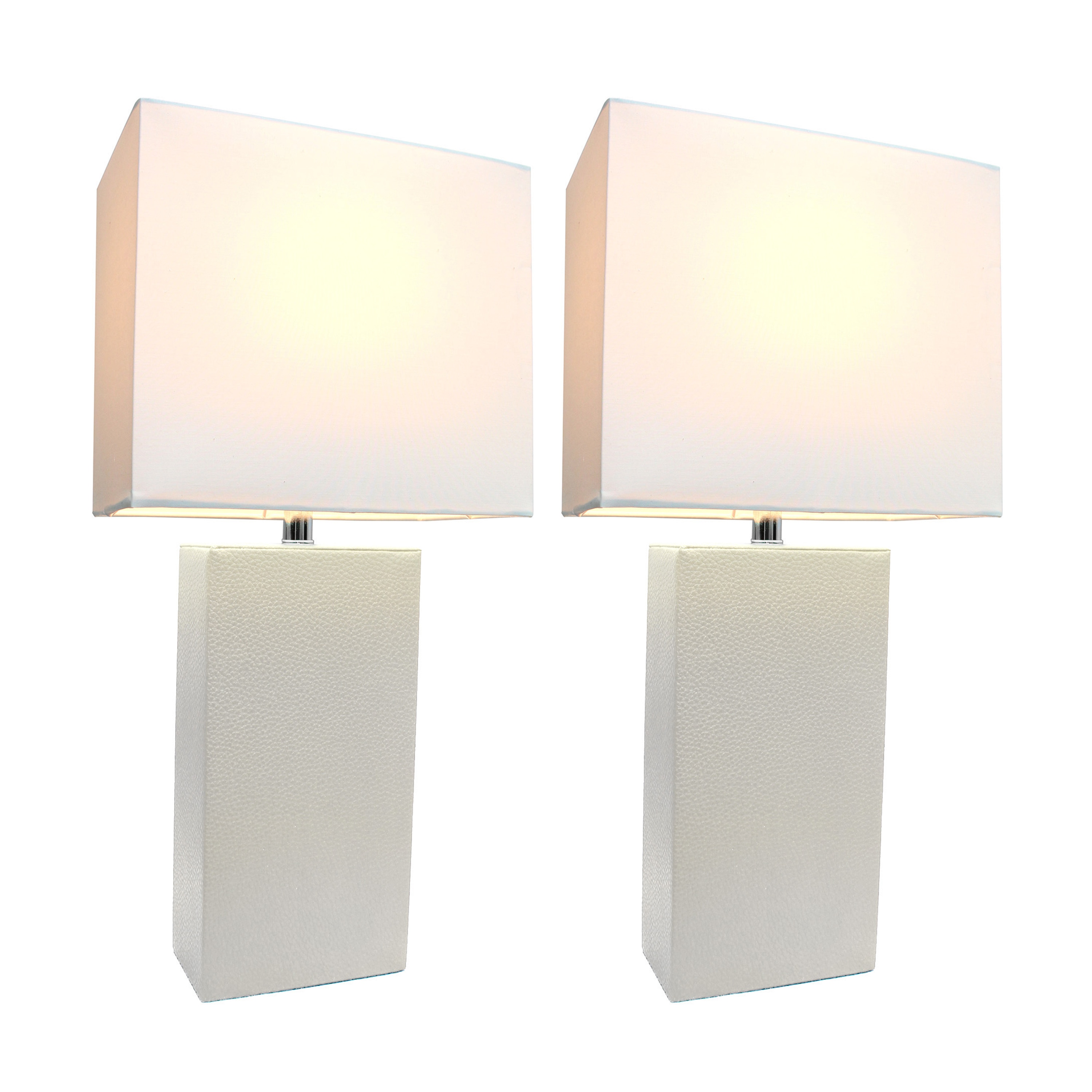 Lalia Home LHT-3008-WH-2PK Table-Lamps - View #2