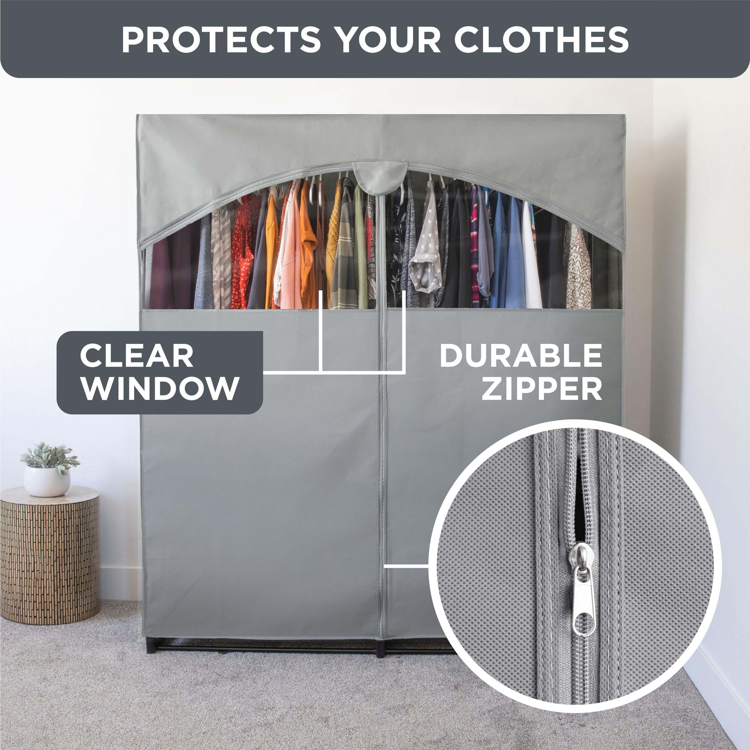 HoldN’ Storage 3392-DRK-GRY Garment-Racks - View #3