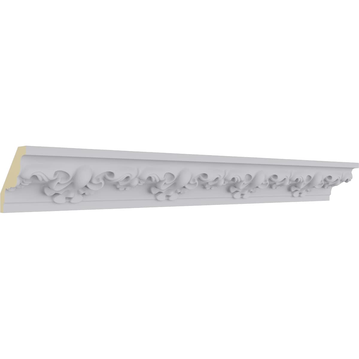 Hampshire White Polyurethane Crown Moulding 94.5"