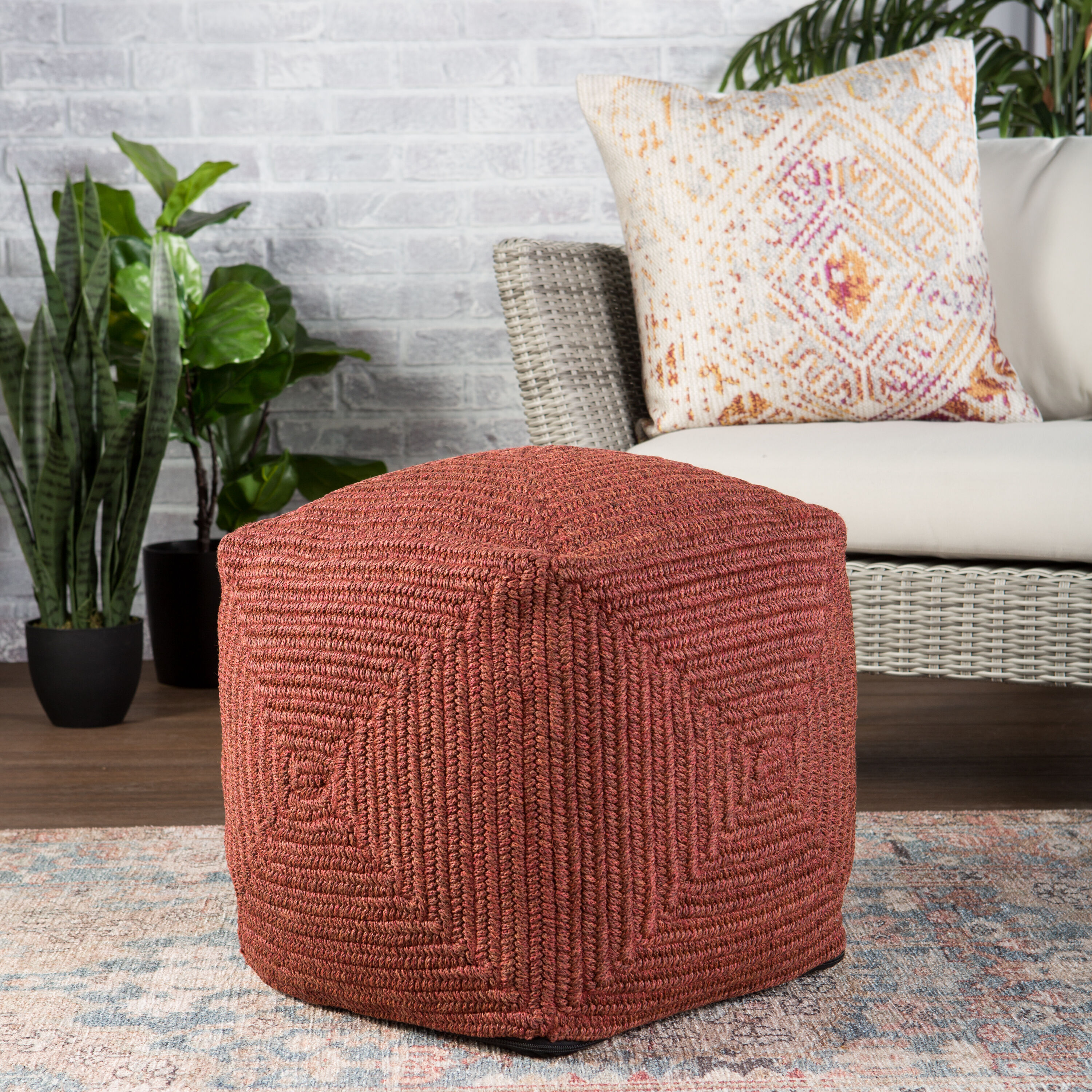 Outdoor 2024 poufs lowes