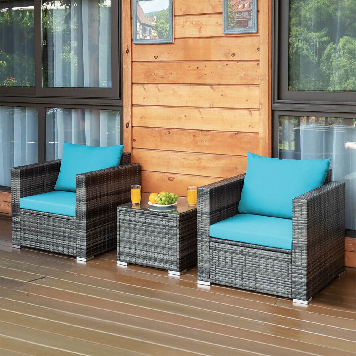WELLFOR OUG66530TU+ Patio-Conversation-Sets - View #5