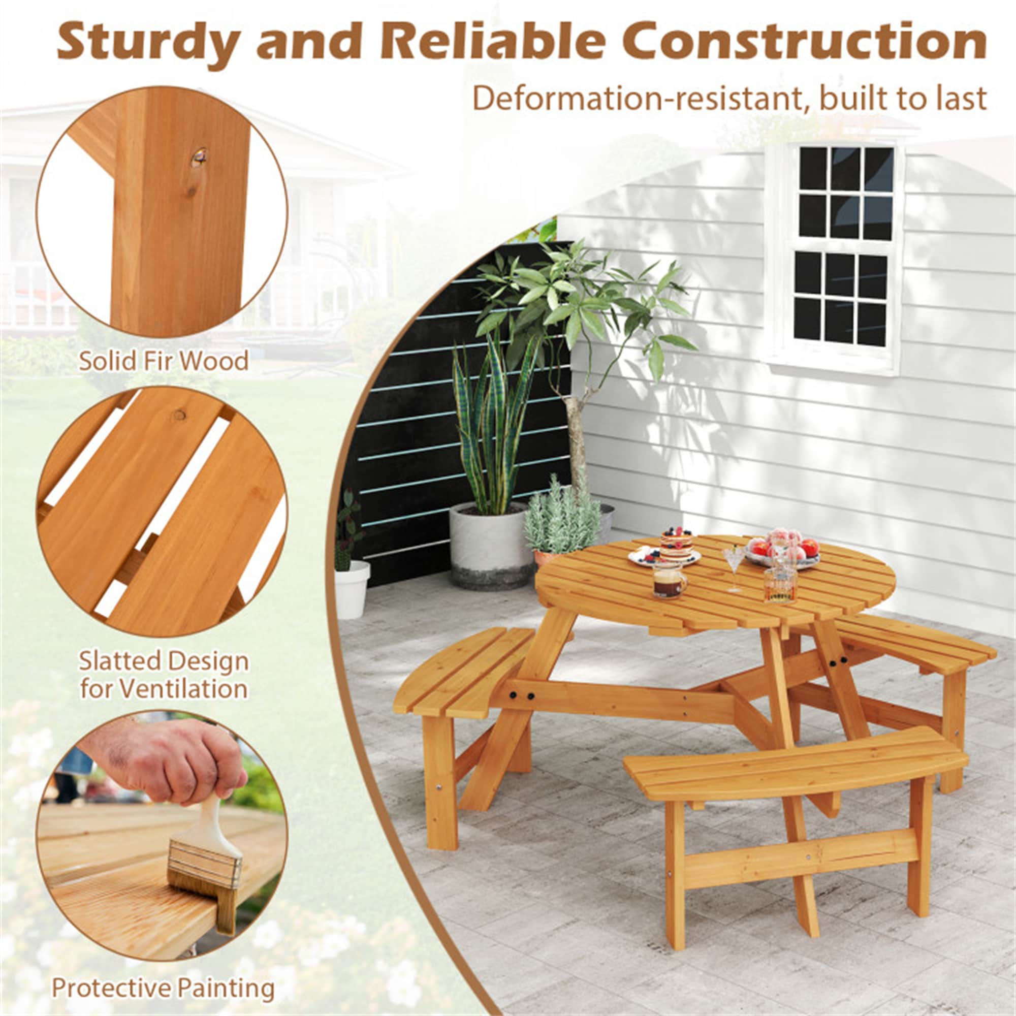 BABOOM BOM-P185172-OR Picnic-Tables - View #7