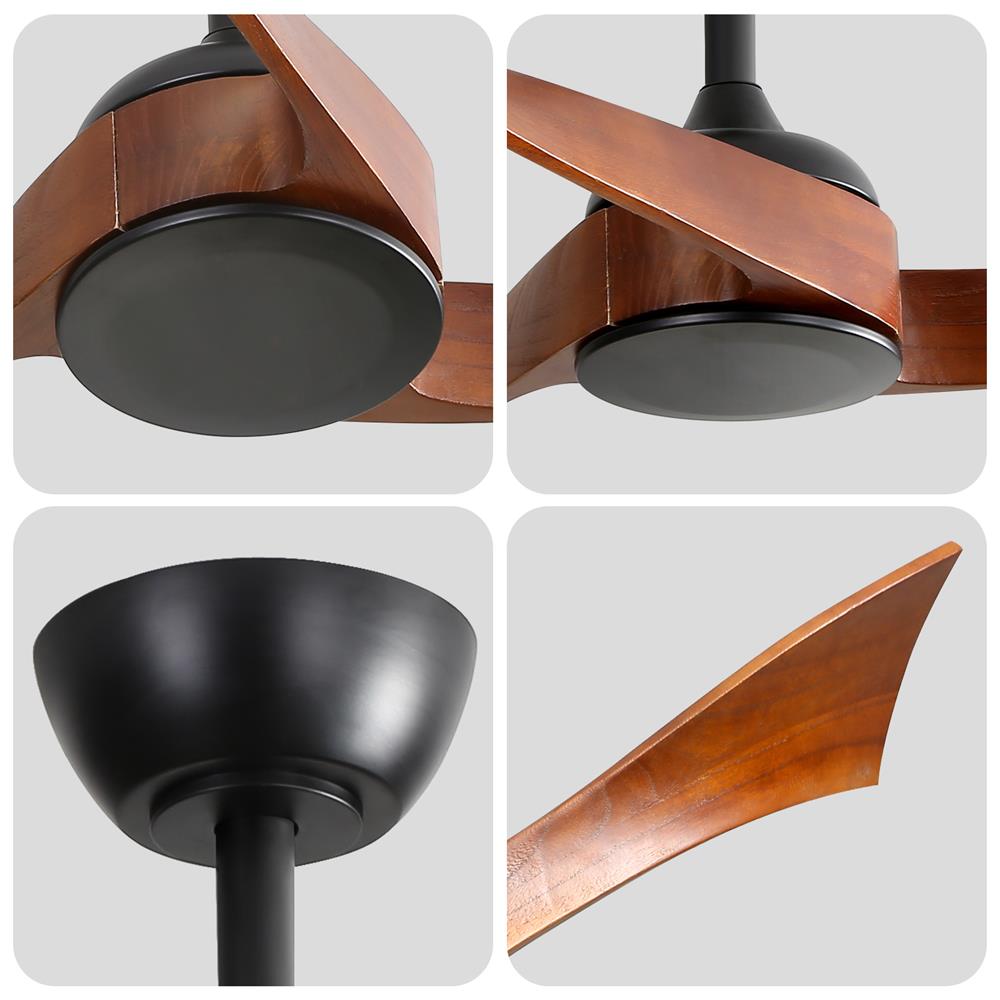 Sofucor LW-52K012-BK-WD-HTM Ceiling-Fans - View #2