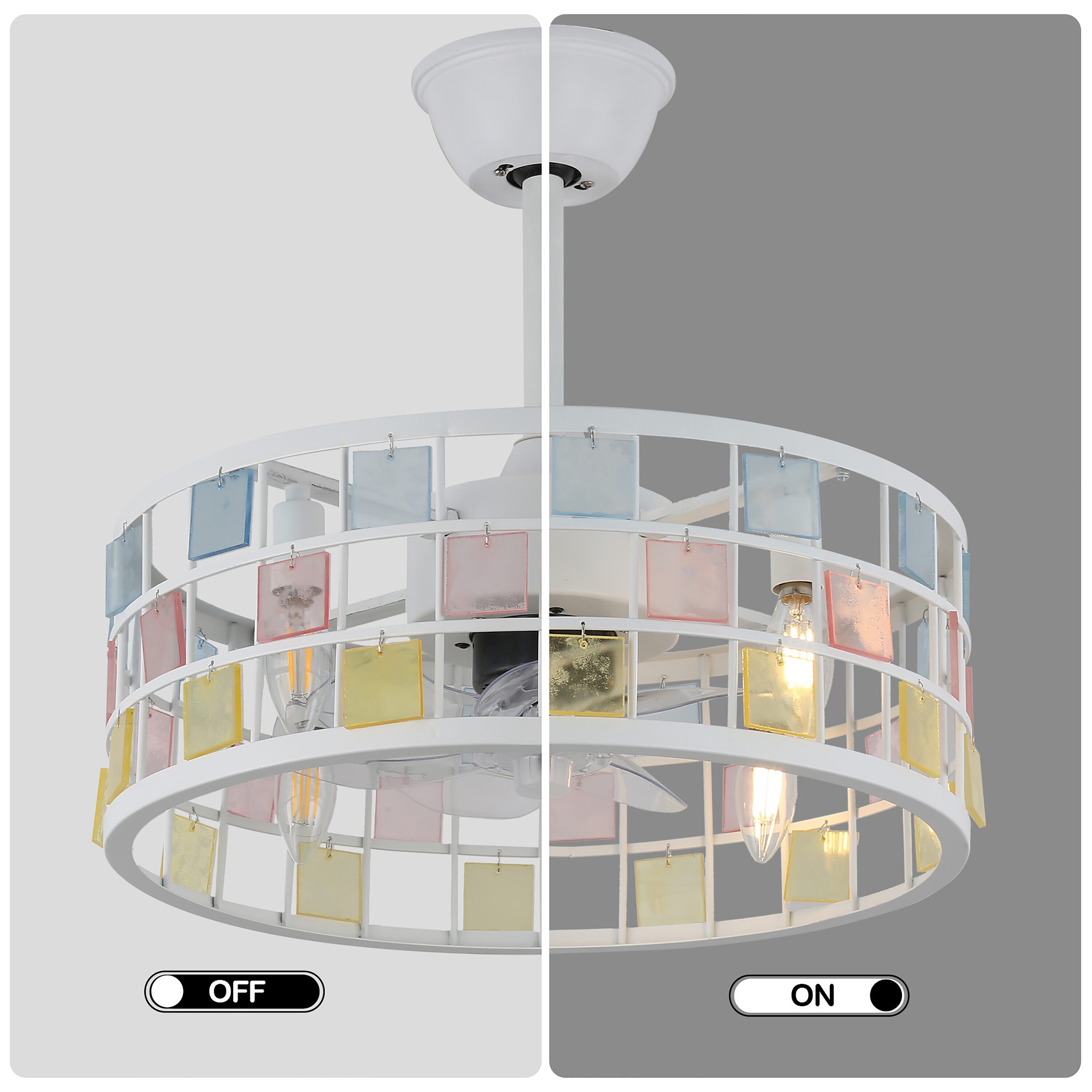 Cusp Barn BD1813-W Ceiling-Fans - View #5