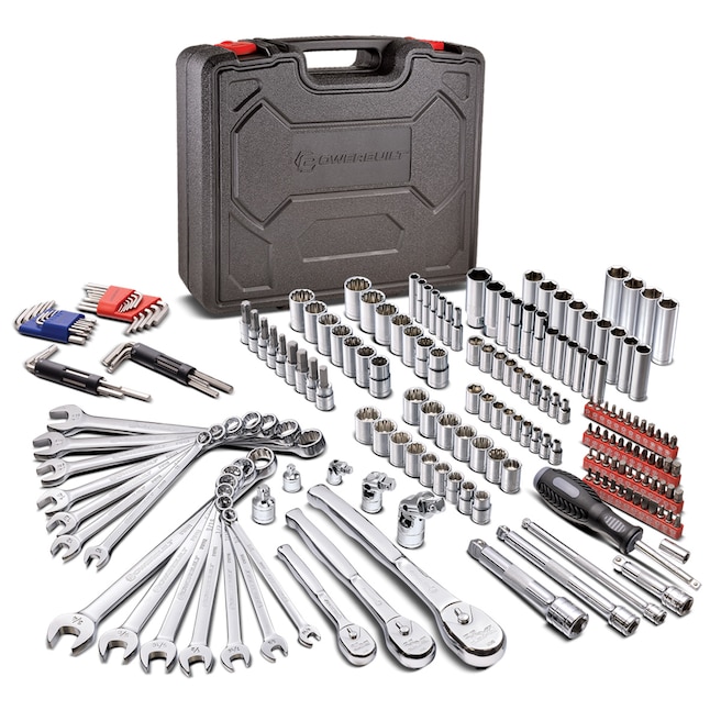 CRAFTSMAN 206-Piece Standard (SAE) and Metric Combination Polished