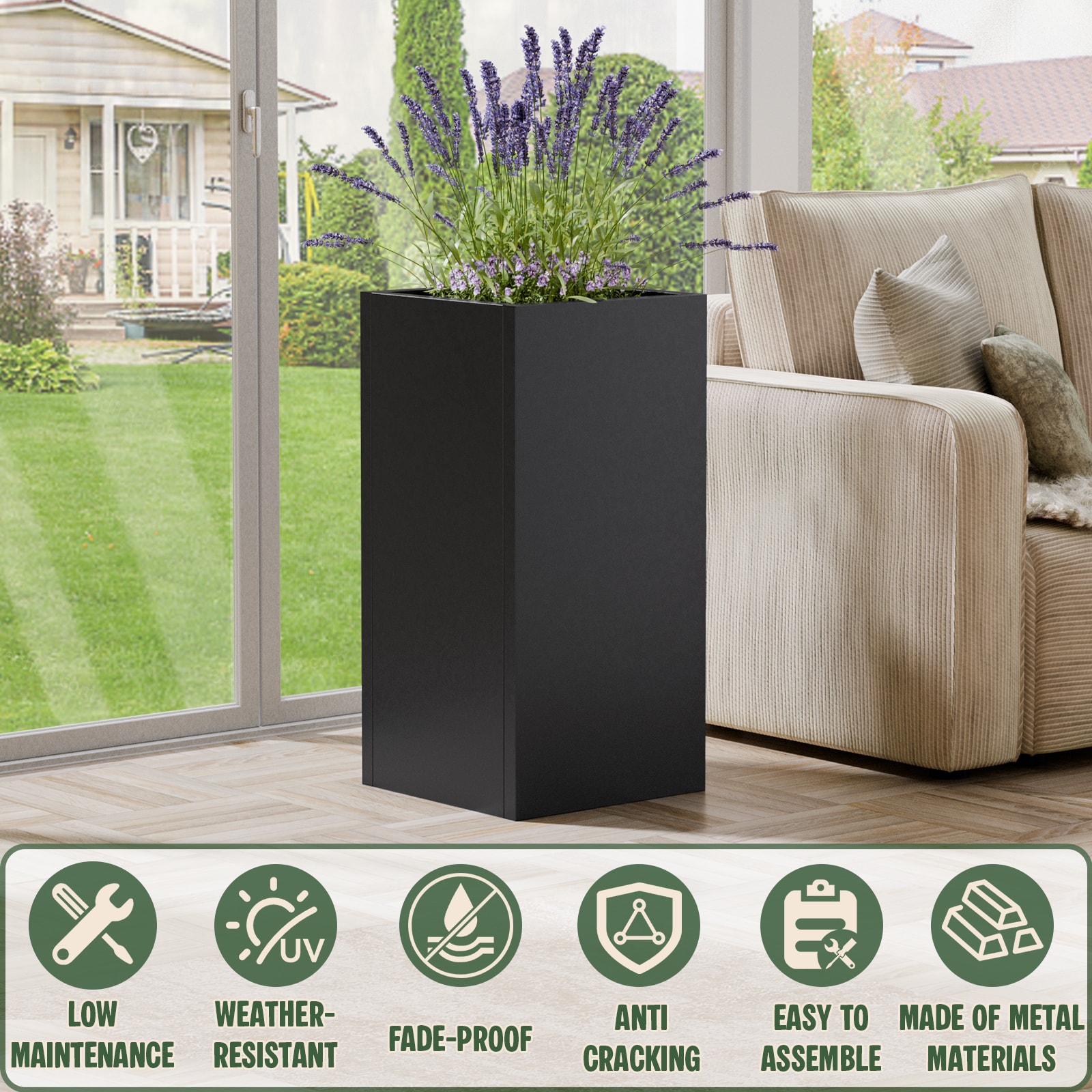GlasFlength LW-PT-050 Planter-Window-Box - View #4
