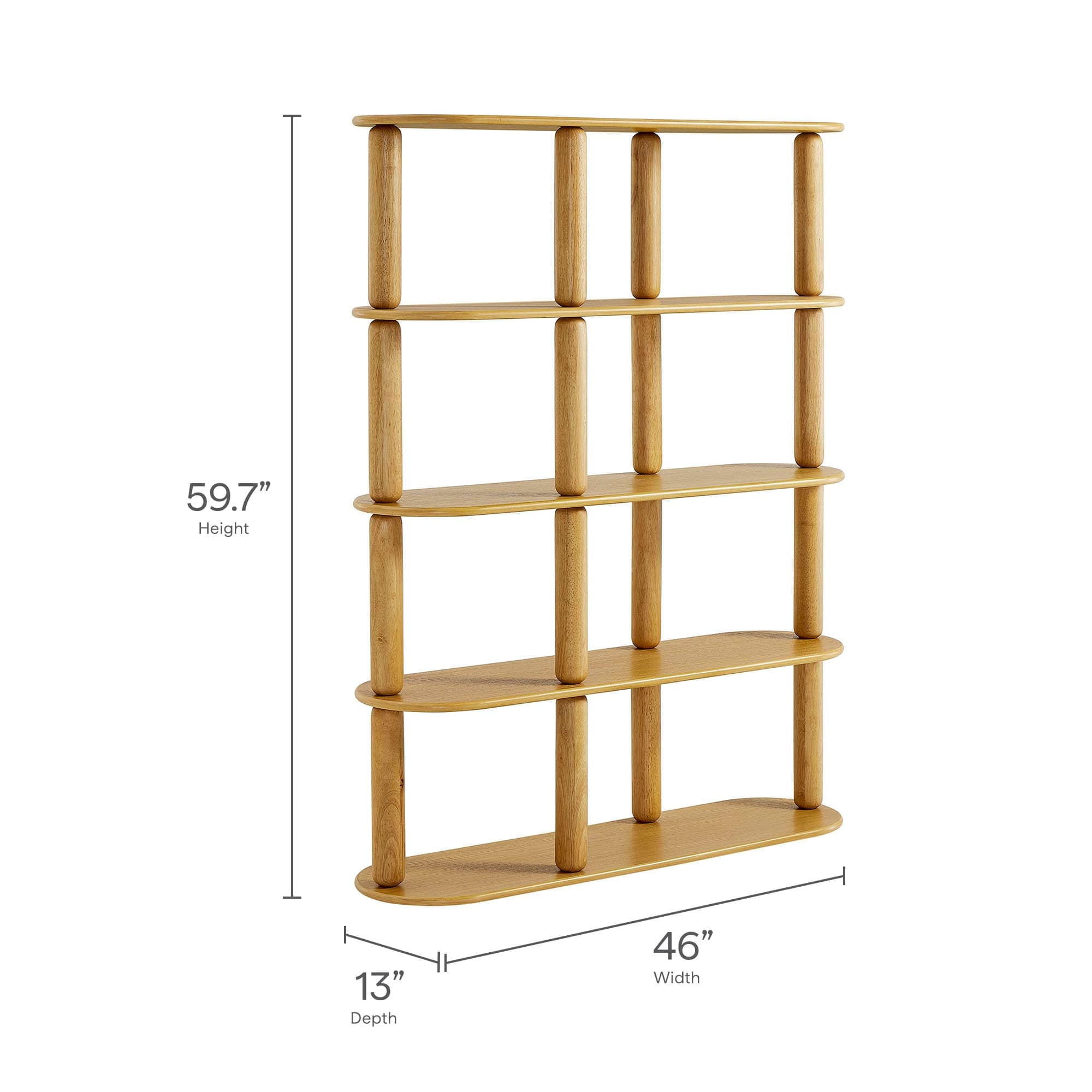 Modway EEI-7347-OAK bookcases - View #3