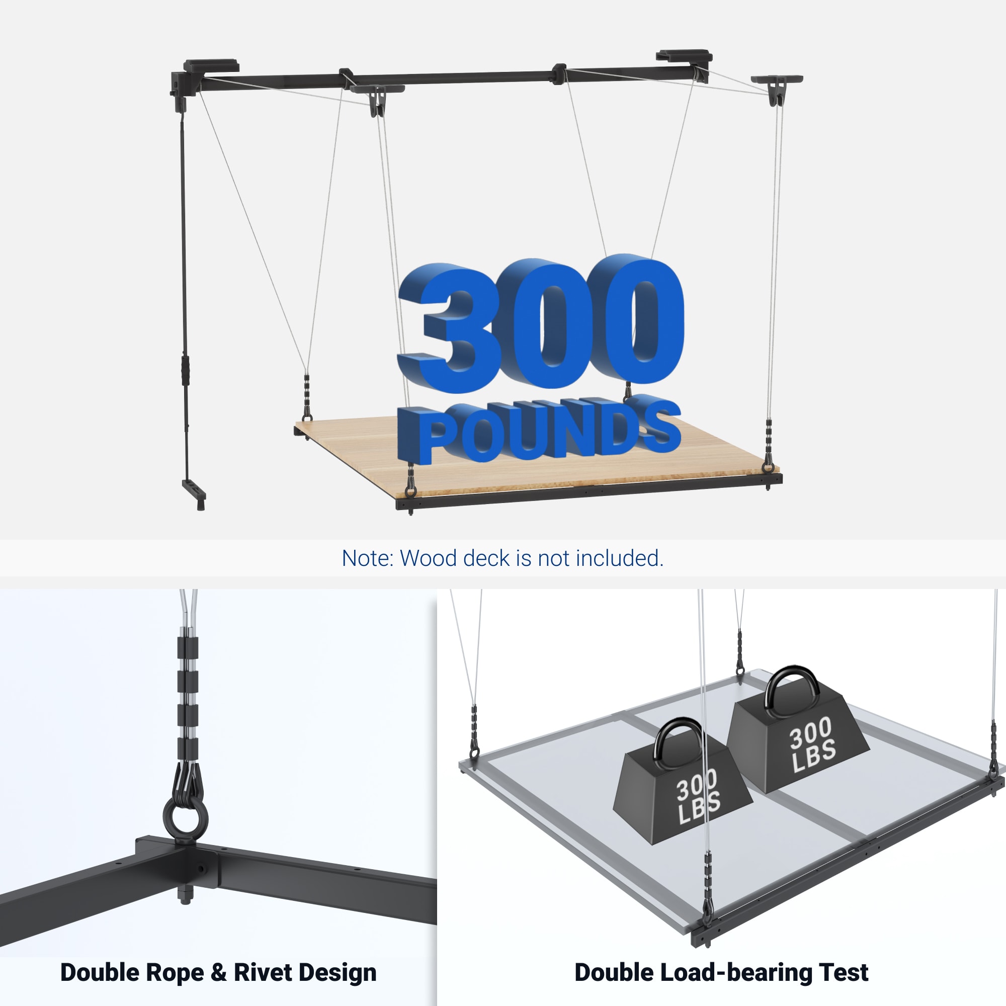 Fleximounts GL2FB-E Overhead-Garage-Storage - View #4