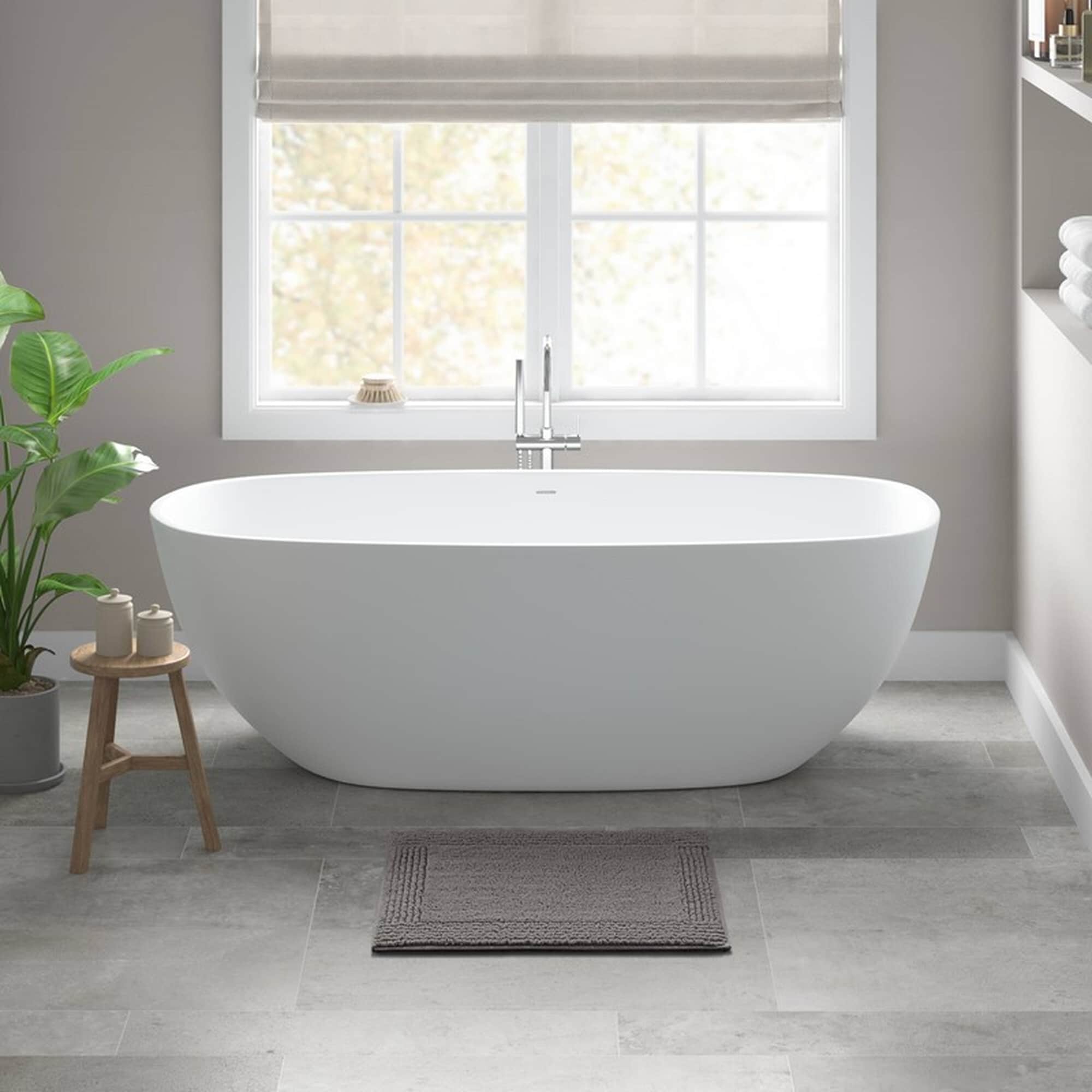 Vorene 24x72-in Reversible Cotton Tufted Bath Rug