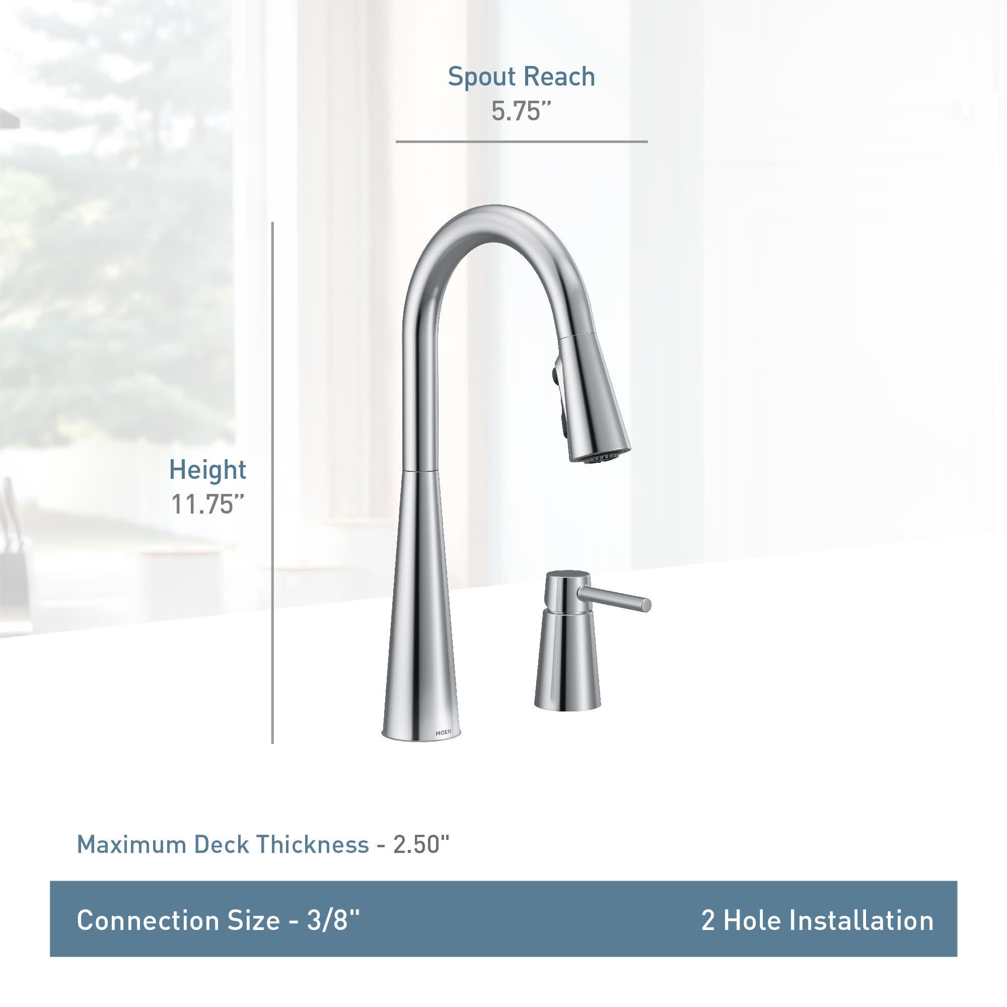 Moen 7871SRS Kitchen-Faucets - View #3