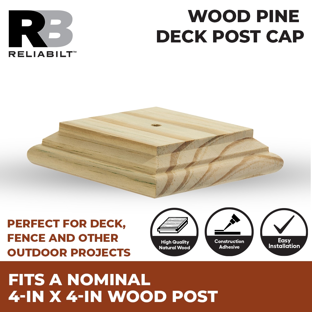 RELIABILT QWP005-PWD-T20 Deck-Post-Caps - View #2
