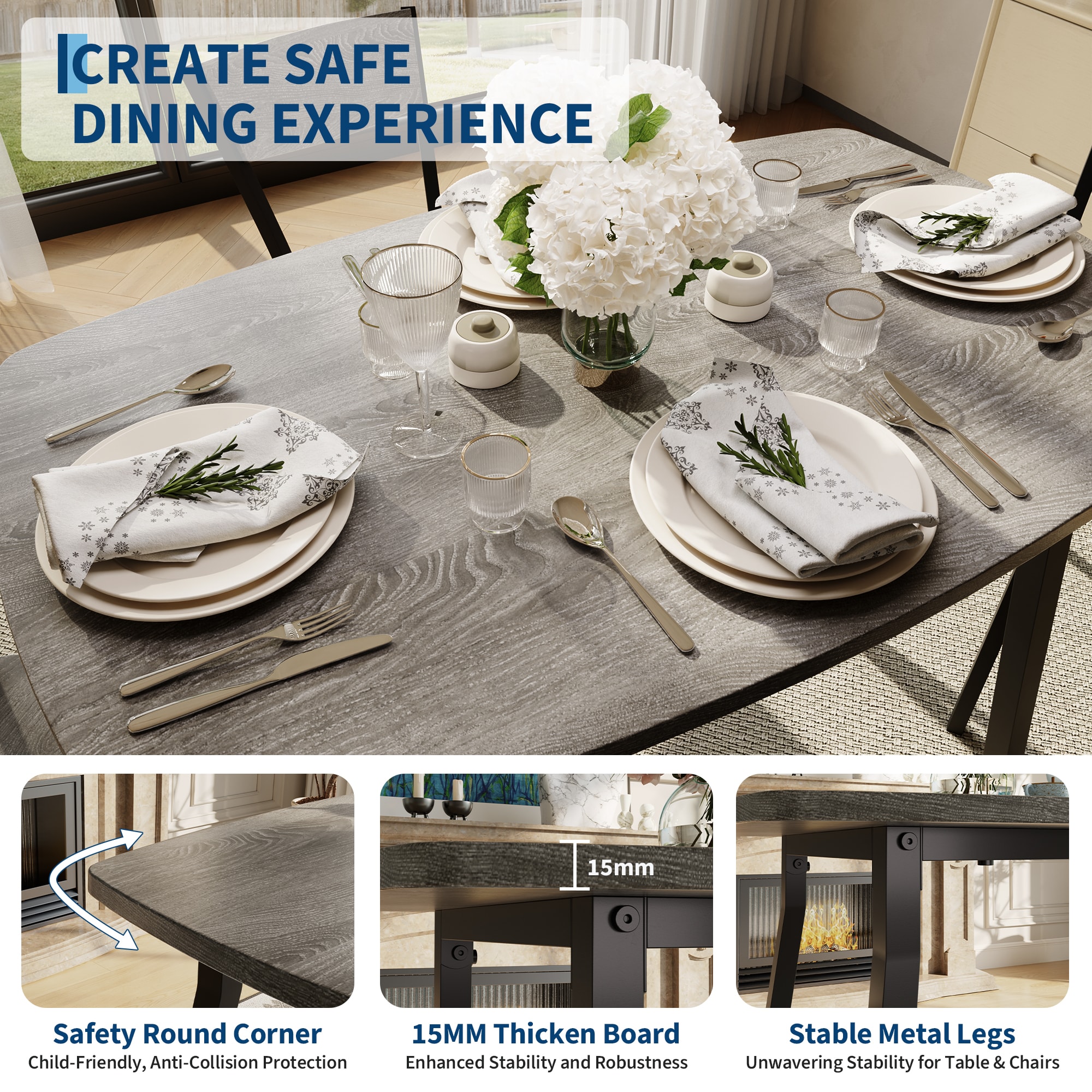 IdealHouse CEI-WF3R-M8QESOI3EI Dining-Sets - View #7