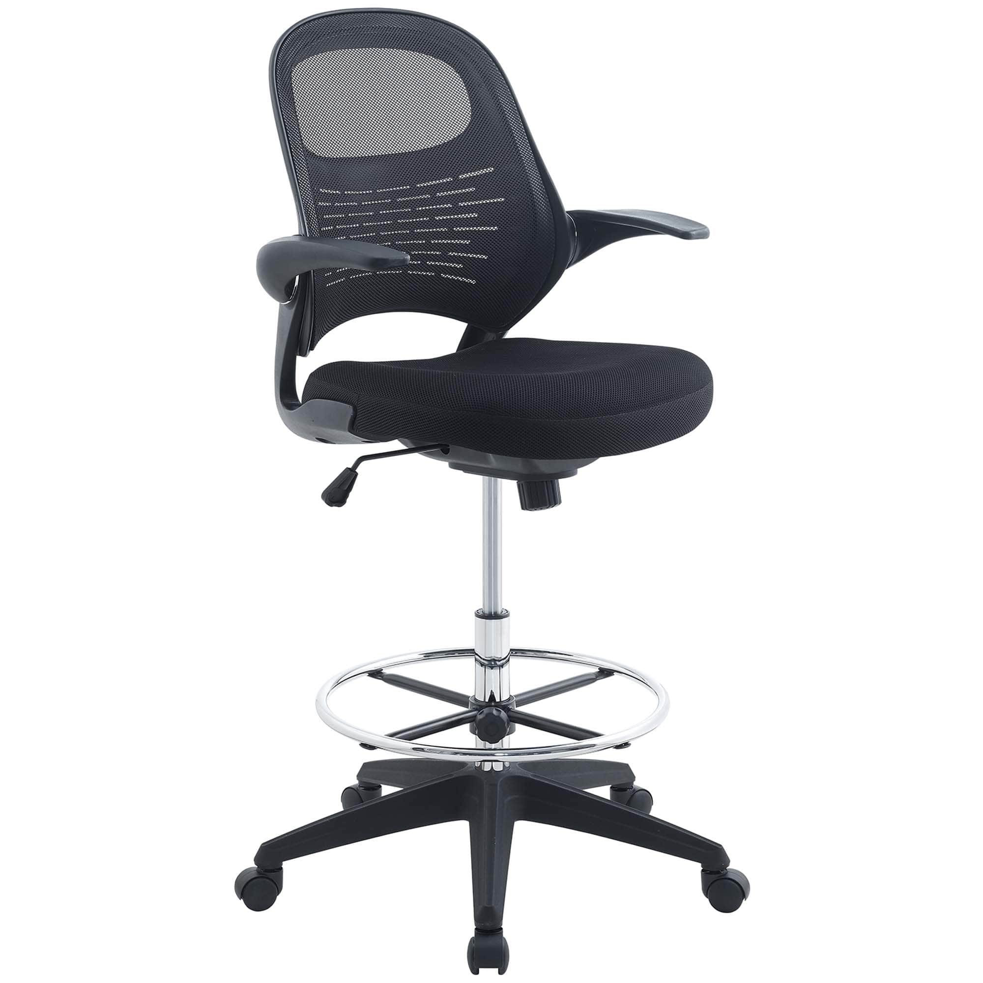 Modway  Stealth Drafting Chair in Black