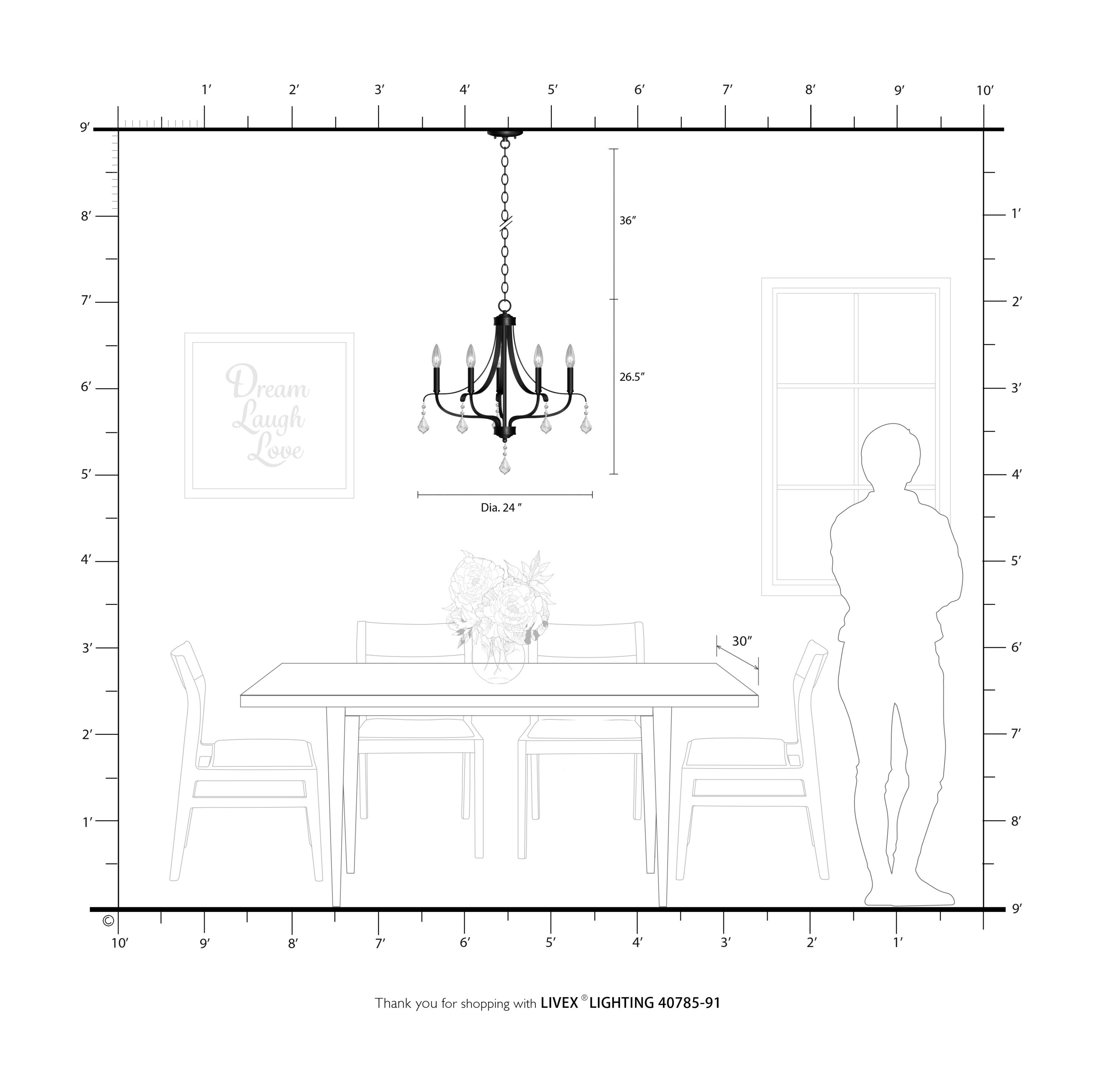 Livex Lighting 40785-91 b090015 - View #6