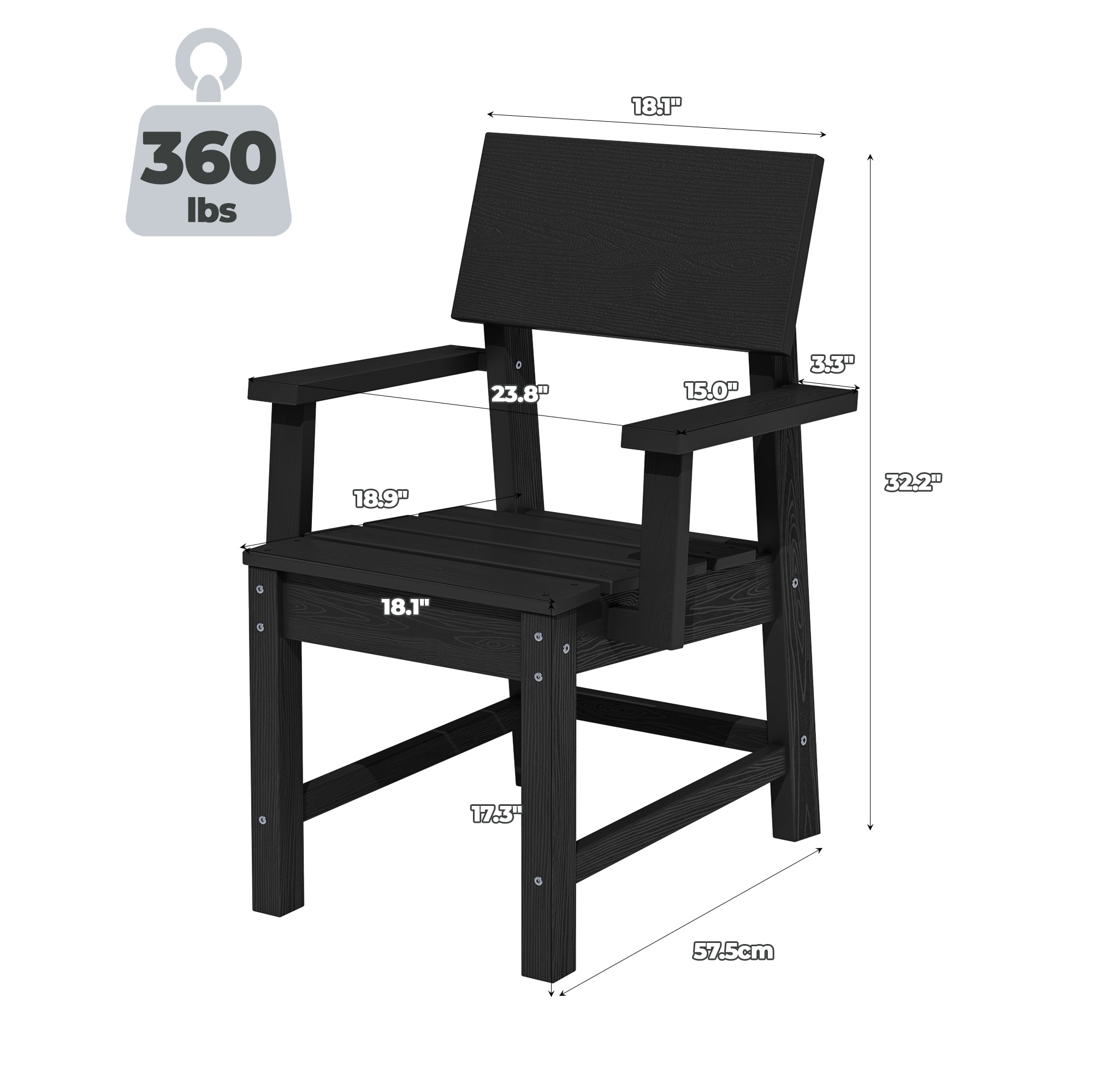 JEAREY STSCY-04-BK Patio-Chairs - View #3