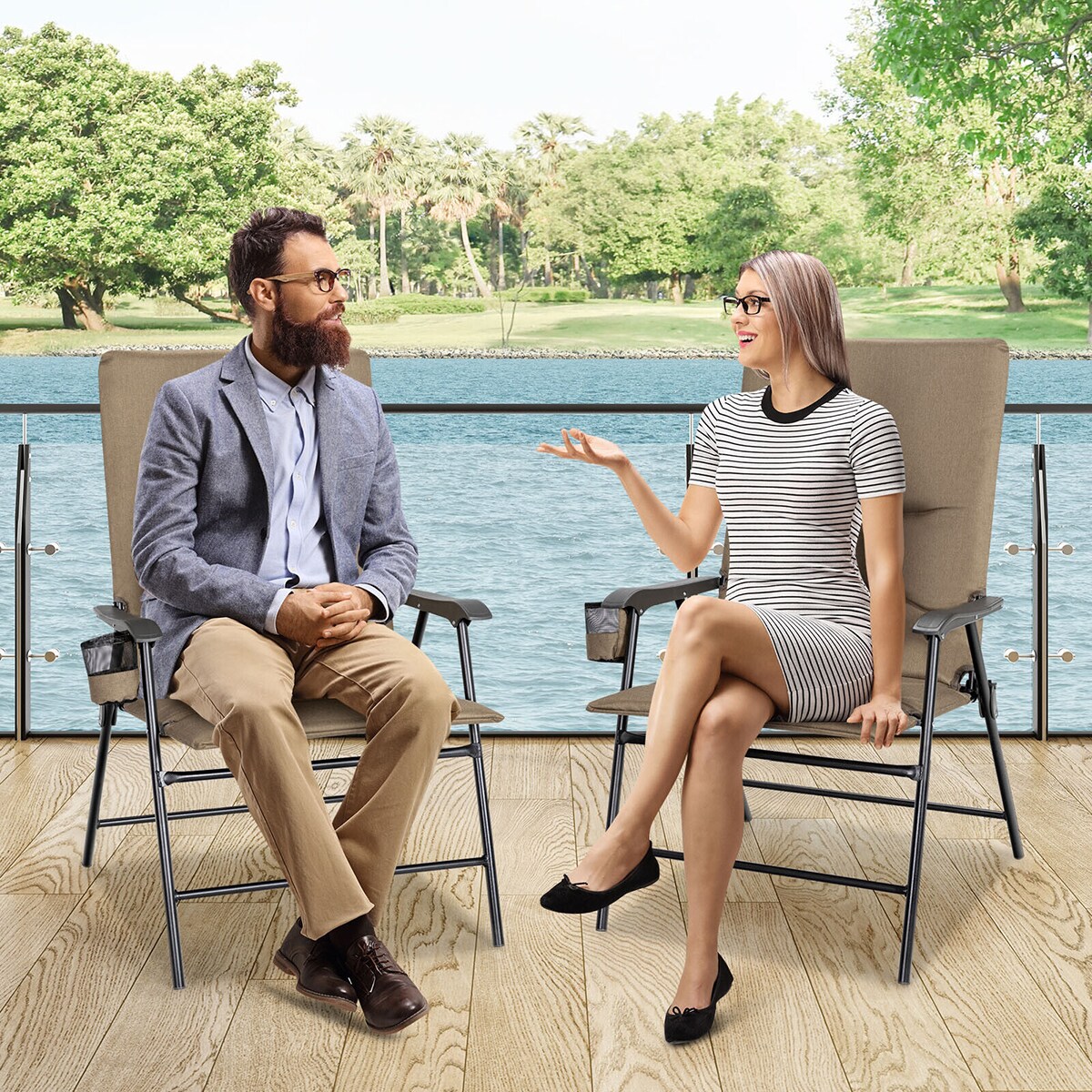 Clihome CL-BN-2-10260 Patio-Chairs - View #5