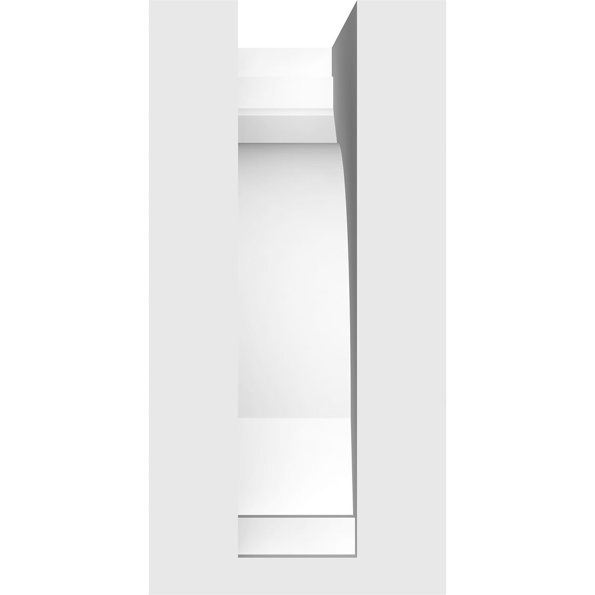 Ekena Millwork BKTP05X10X10WAR Exterior-Brackets-Braces - View #4