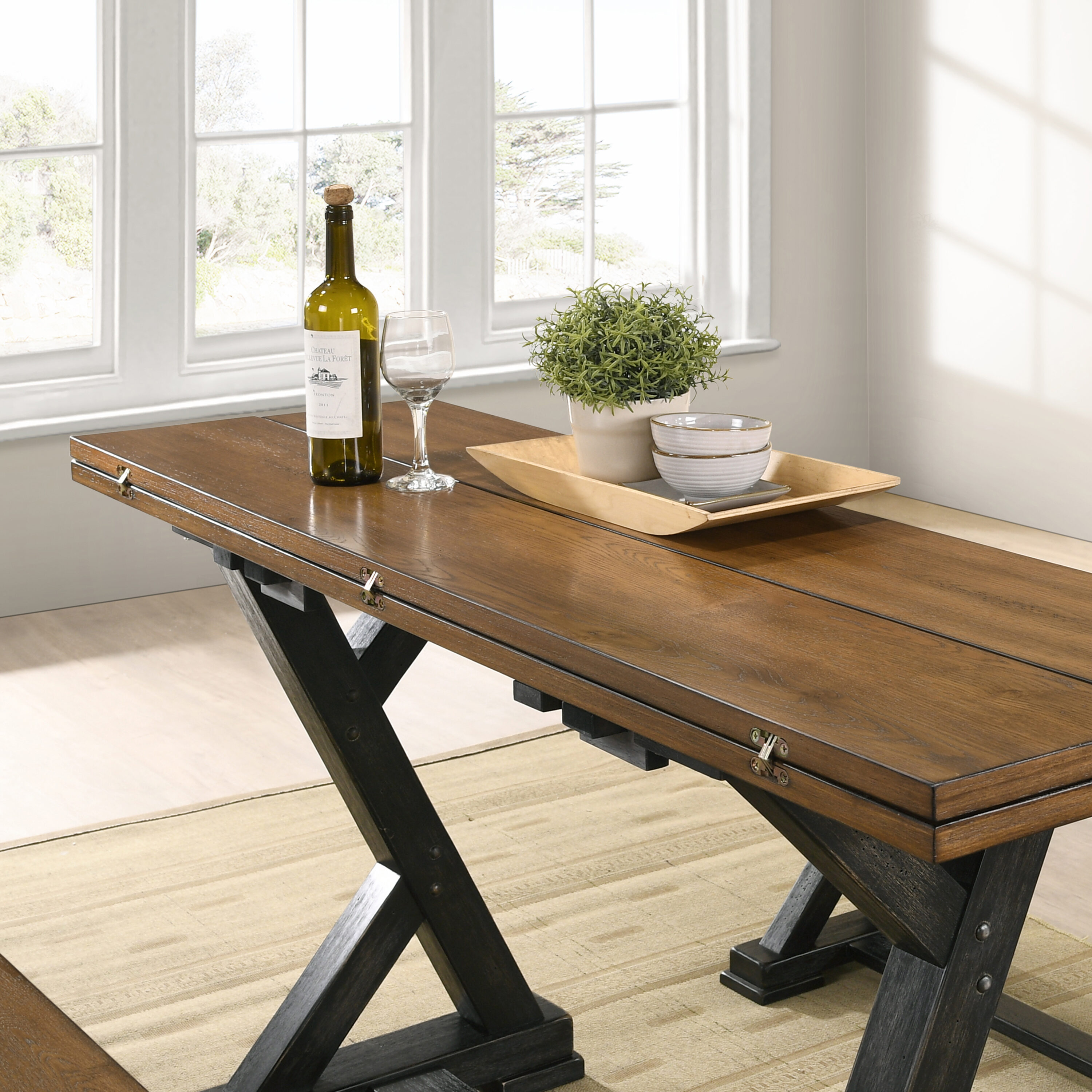 Furniture of America IDF-3167A-T-6PC Dining-Sets - View #9