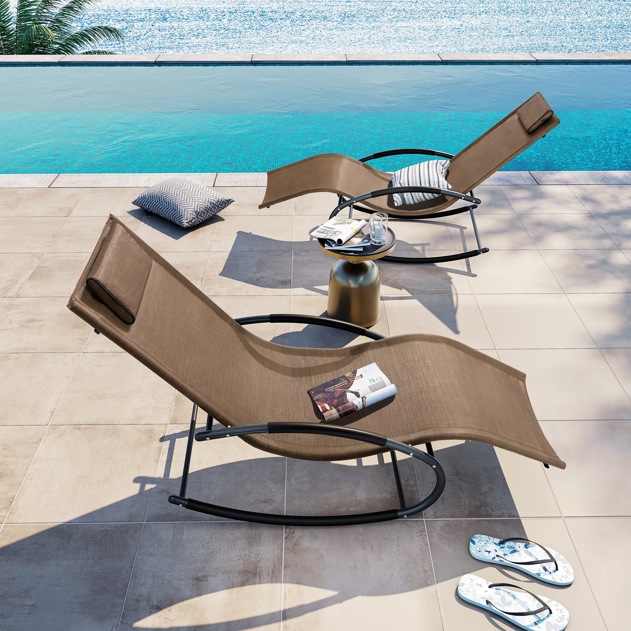 Crestlive Products CL-RC001BRN-2PC Patio-Chairs - View #8