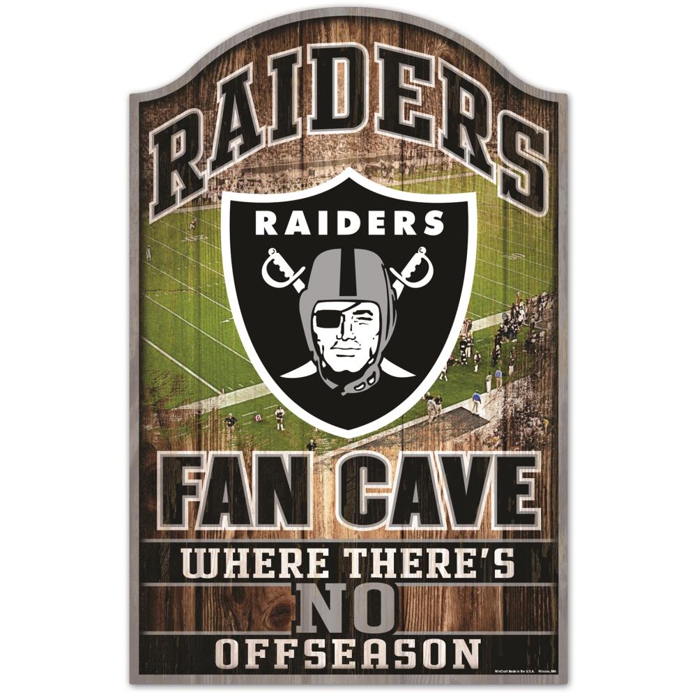 Oakland Raiders Ave Street Sign 4x24 NFL Football Team Logo Avenue Man  Cave