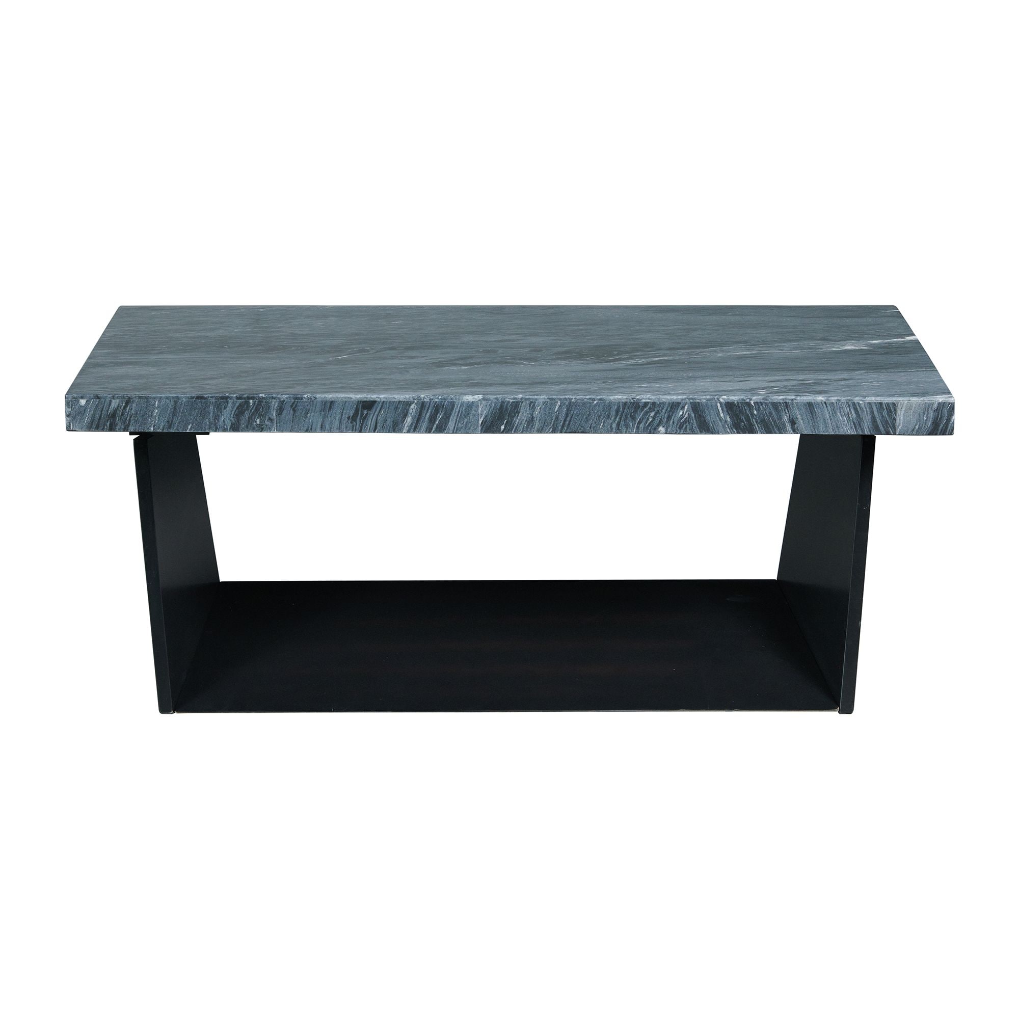 Picket House Furnishings CTBY800CTC Tobias Marble Rubberwood Granite/Marble Modern Coffee Table