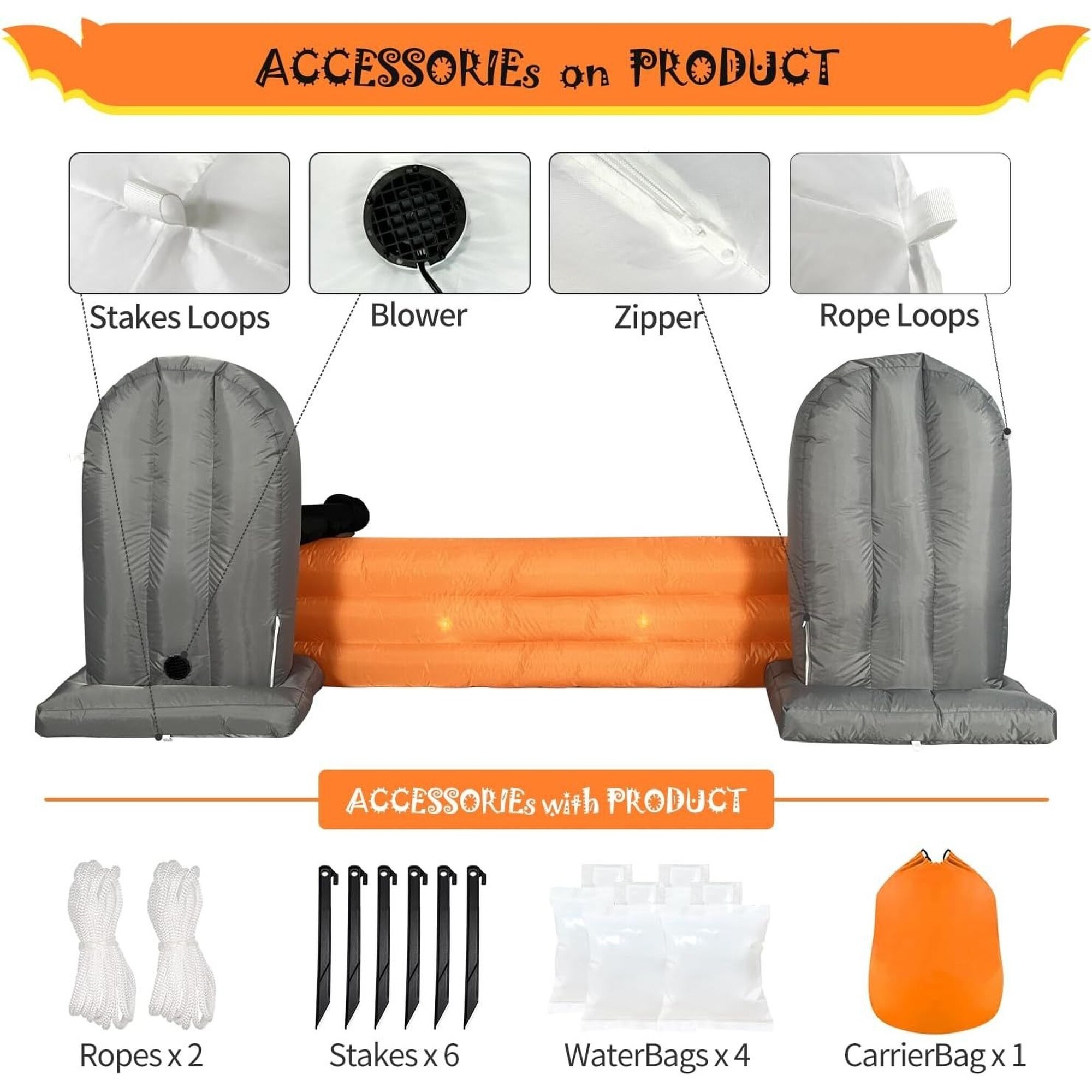 OGETFUUR L5MJA719HDI23 Outdoor-Halloween-Decor - View #4