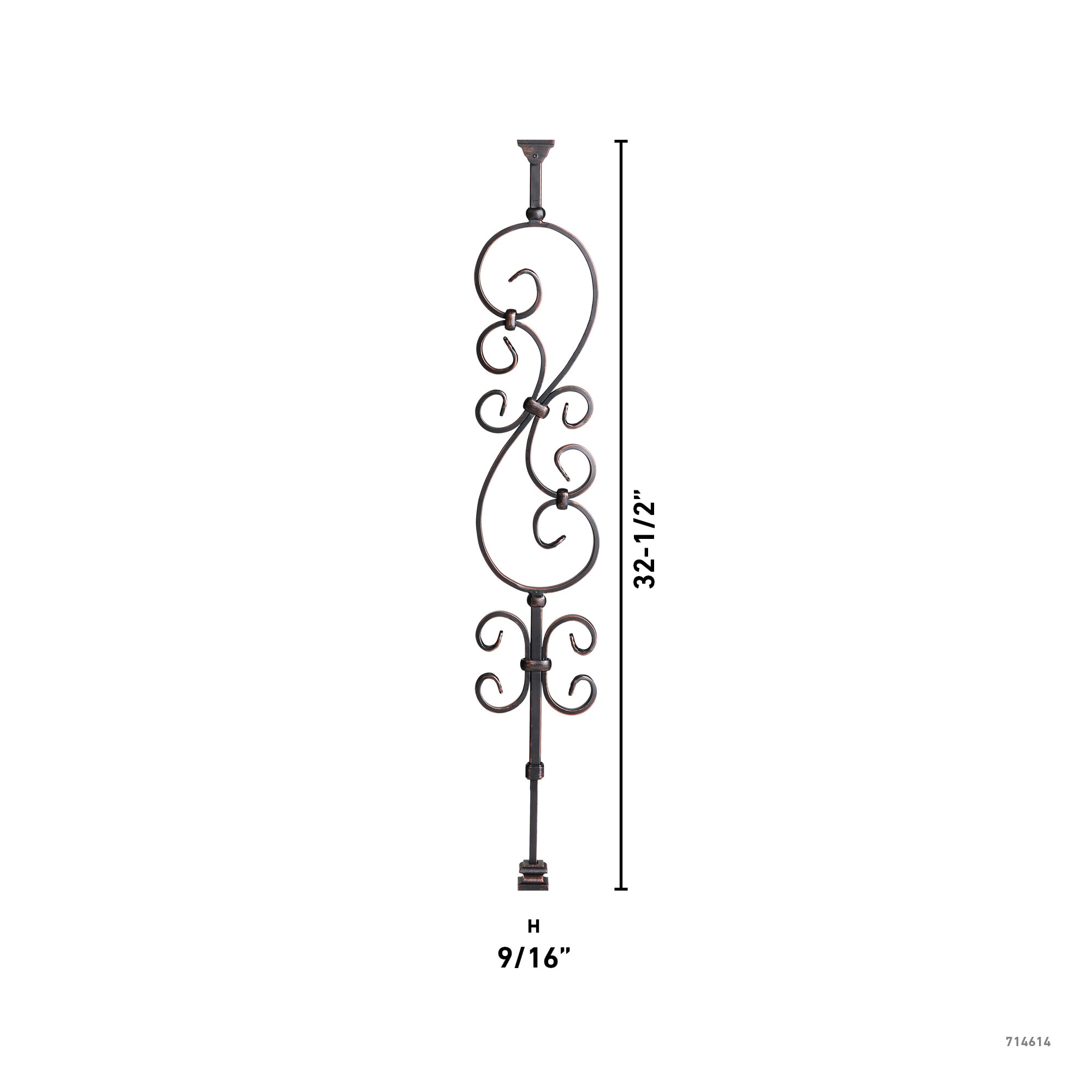 Ole' Iron Slides ISSCR-ORC Interior-Stairpart-Balusters - View #4