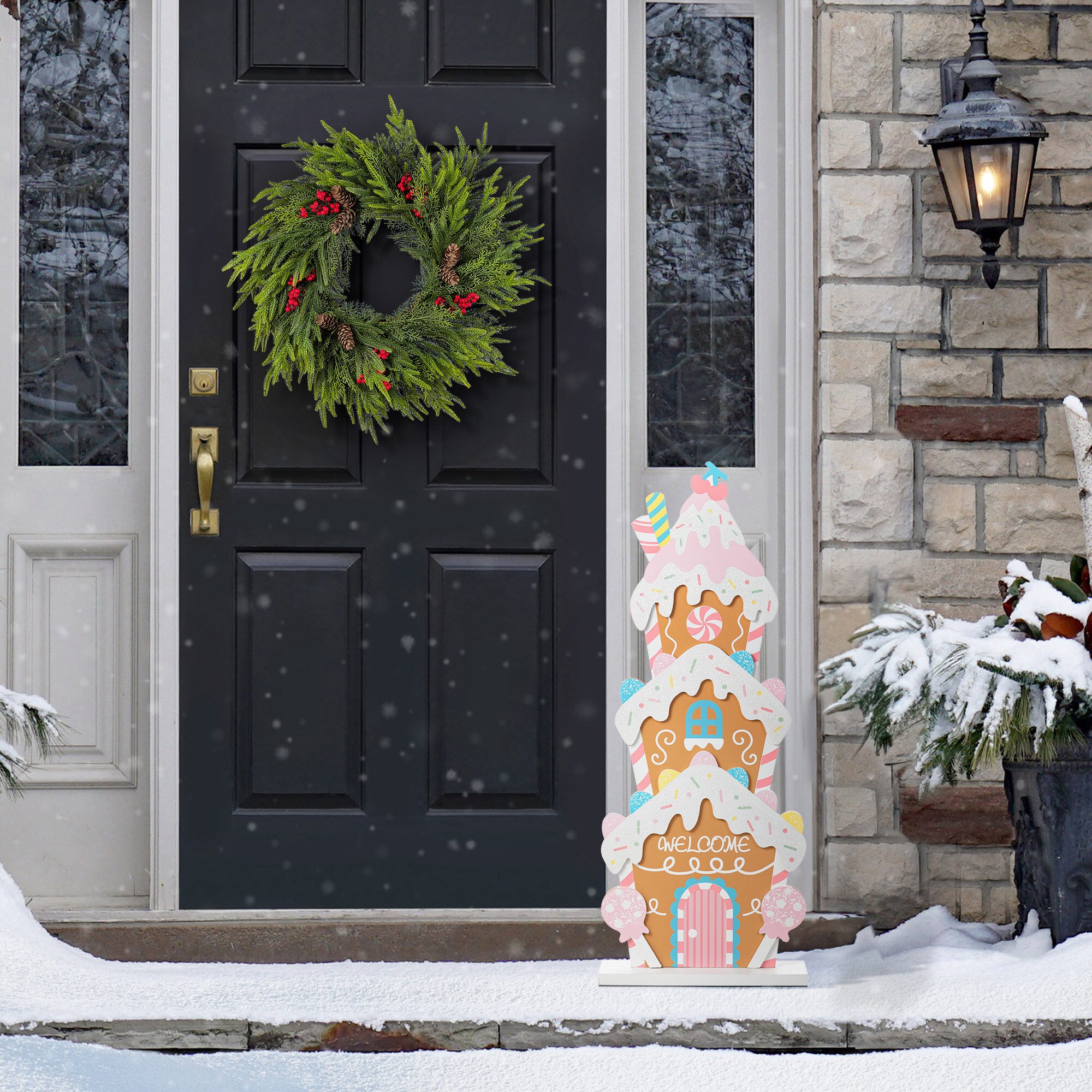 Glitzhome 2010100079 Table-Christmas-Decorations - View #6