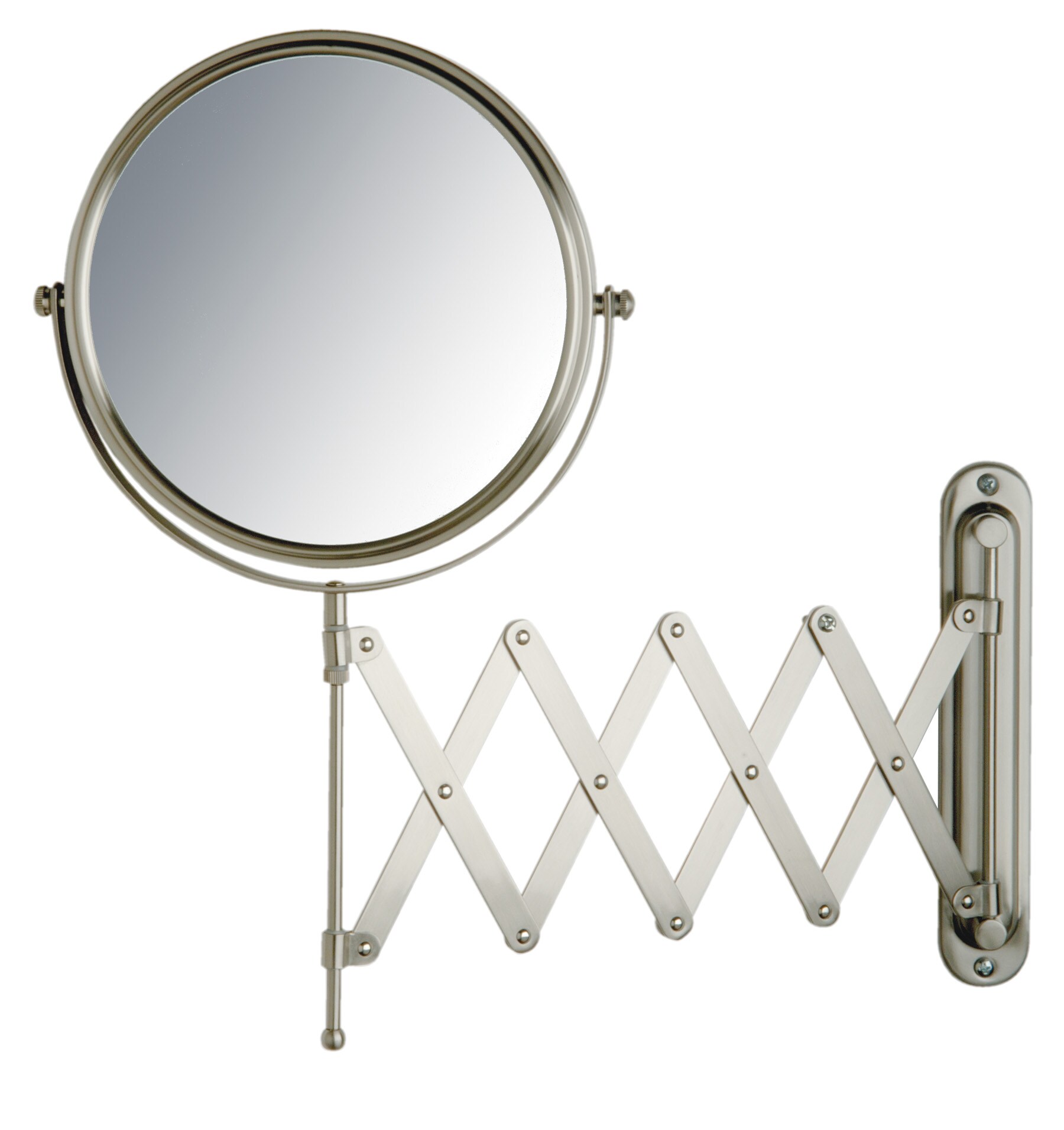 Jerdon JP2027N Stainless Steel Wall-mounted Vanity Mirror