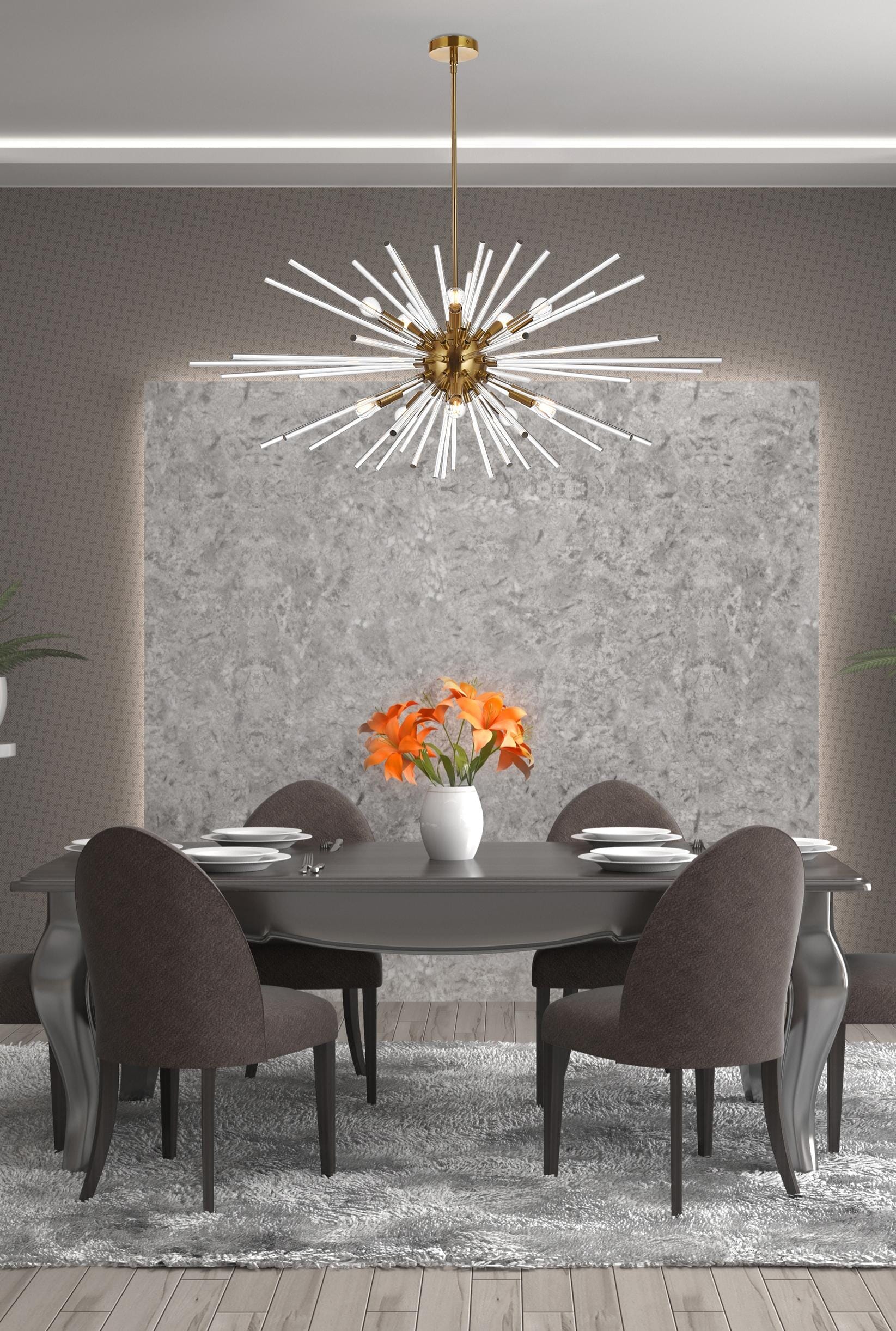 Elegant Decor HF7506D42SG Pendant-Lights - View #2