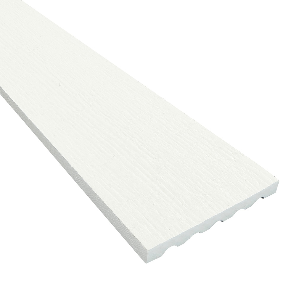 Trim Zierleisten Schneeweiß für James Hardie Planks 3665 x 90 x 25 mm