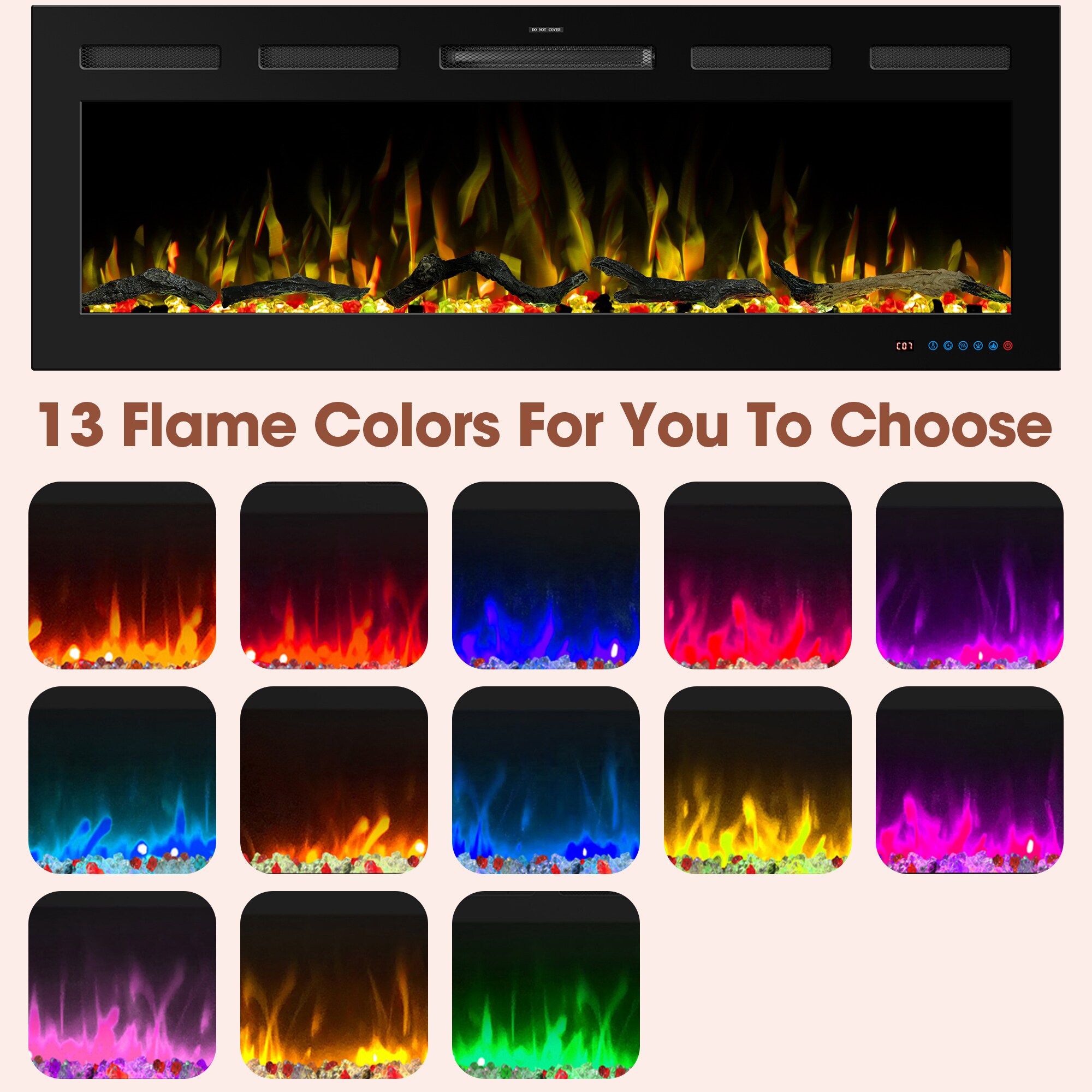IHOMEadore MDEF50R-PRO Electric-Fireplaces - View #5