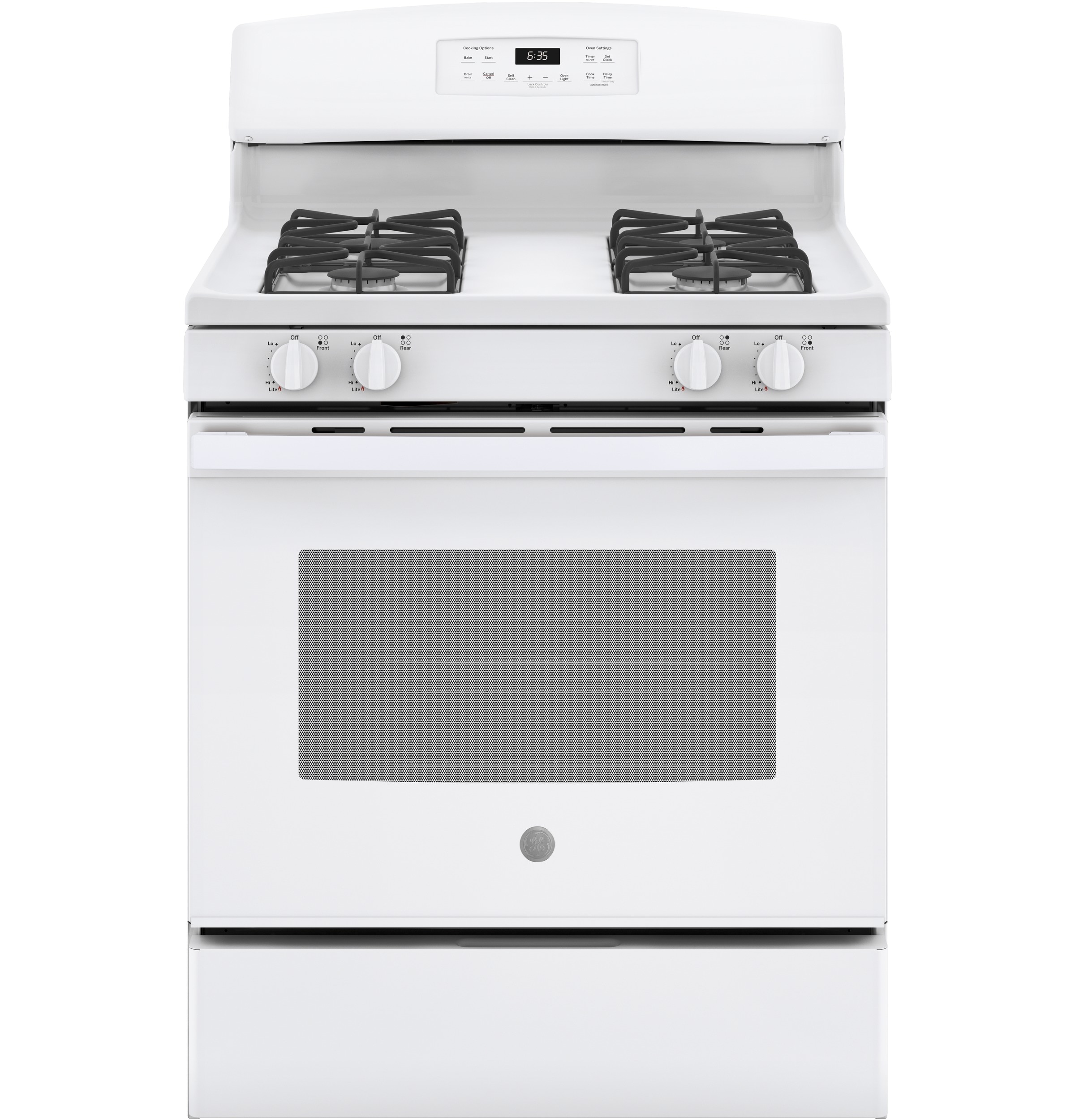 GE 30-in 5 Burners Stainless Steel Gas Cooktop in the Gas Cooktops