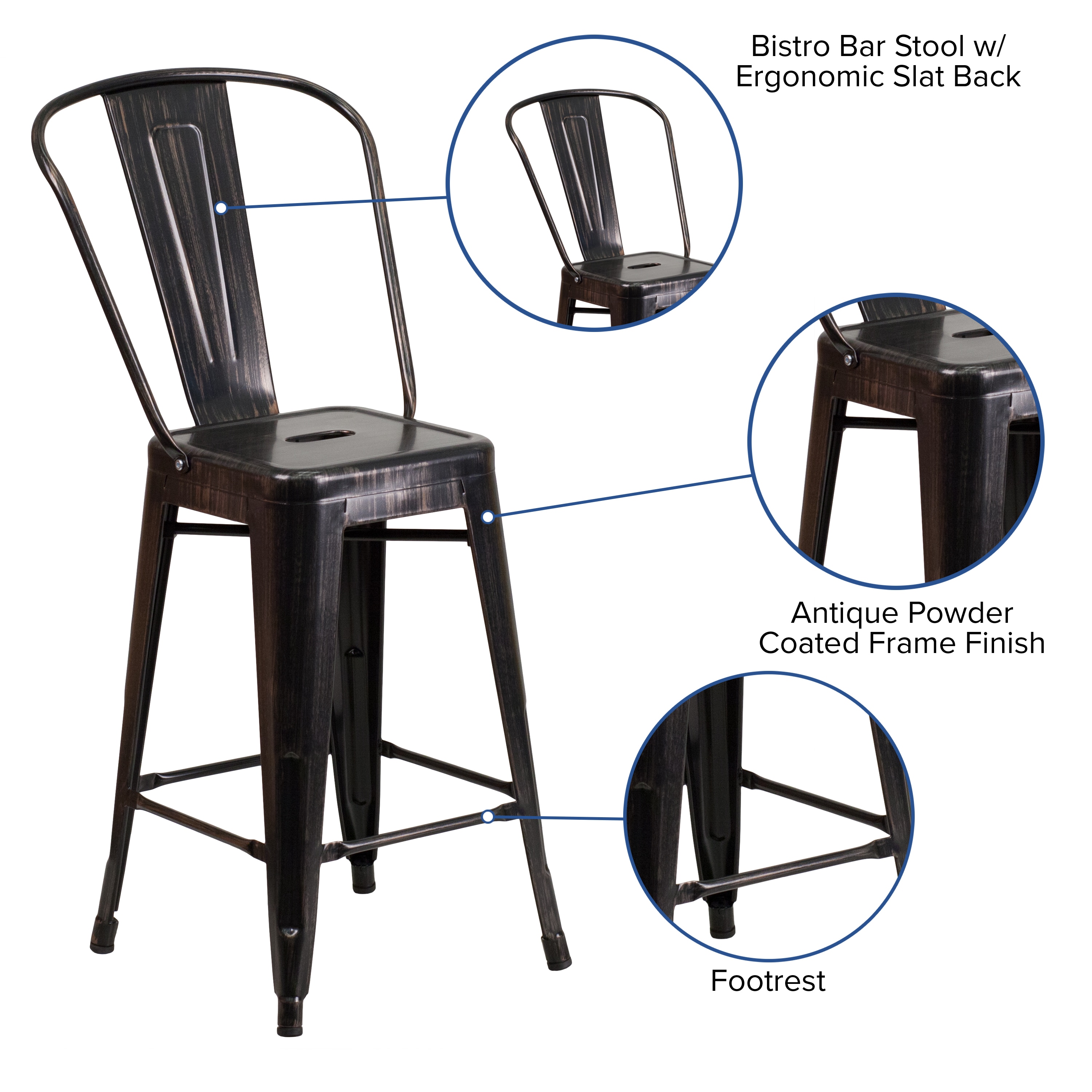 Flash Furniture 889142013655 stools - View #2