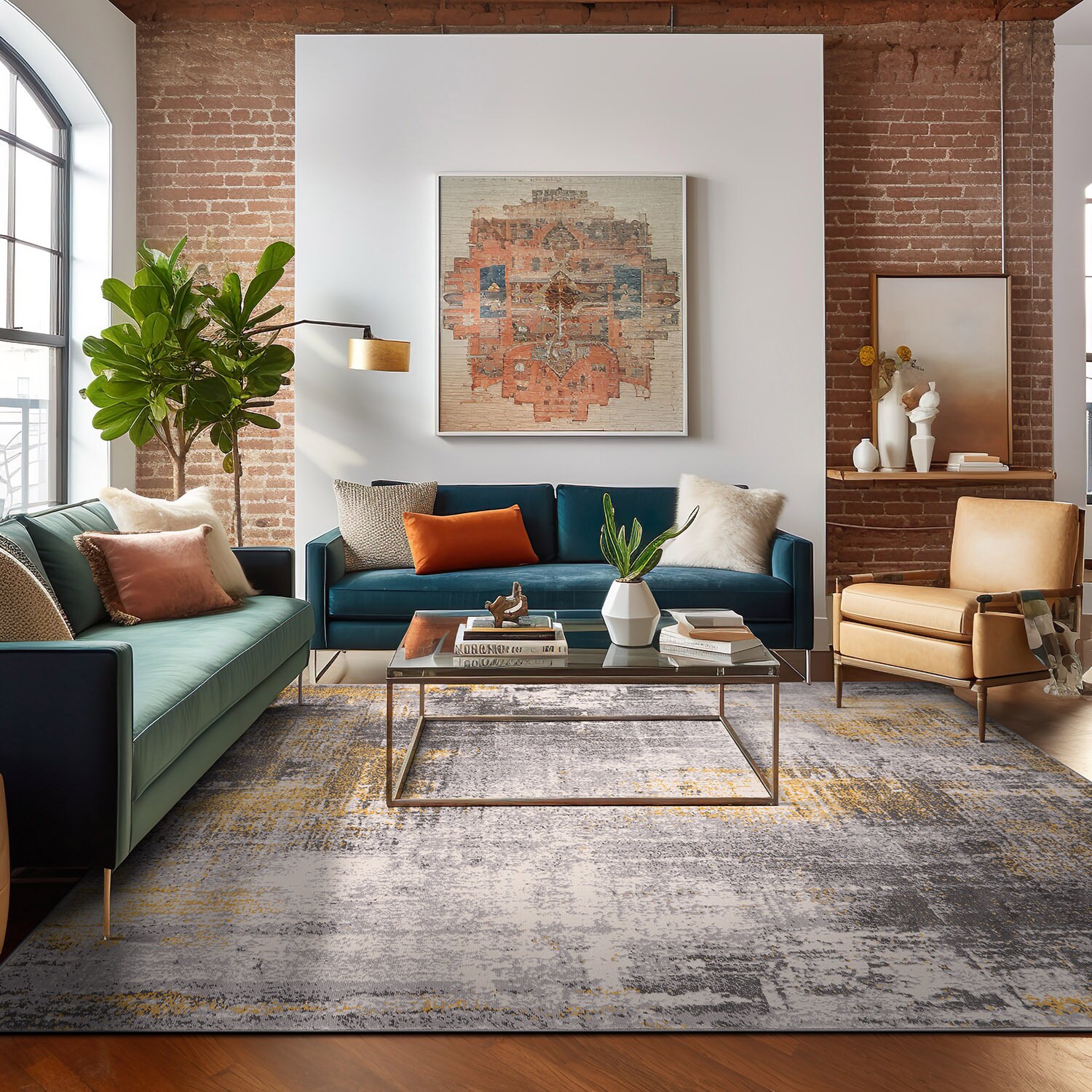 World Rug Gallery 4053YELLOW8X10 rugs - View #8