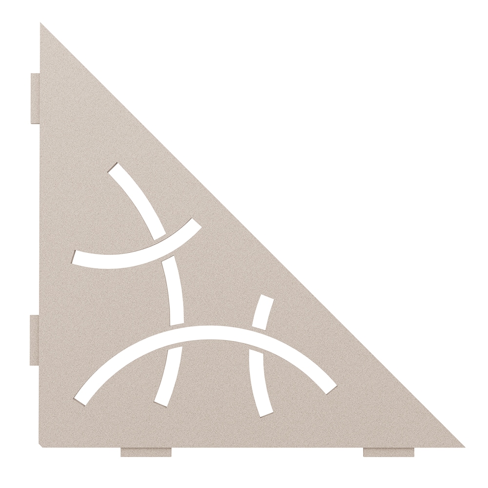 Schluter Systems SES1D6TSC Shelf Triangular Corner Curve Cream