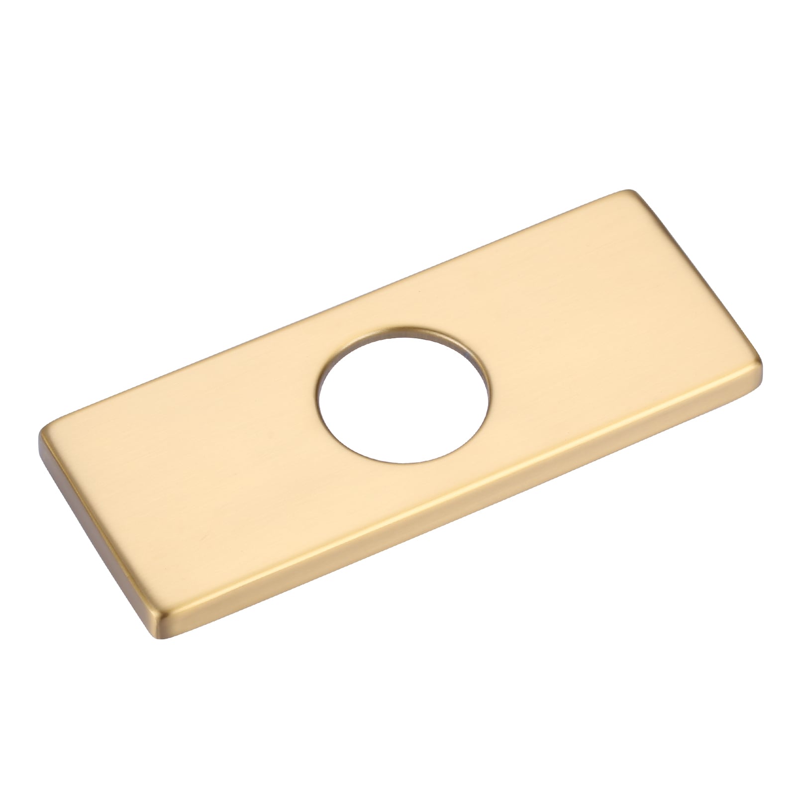 ARCORA 6.1 in. x 2.4 in. x 0.3in. Faucet Deck Plate in Gold #AR42009G