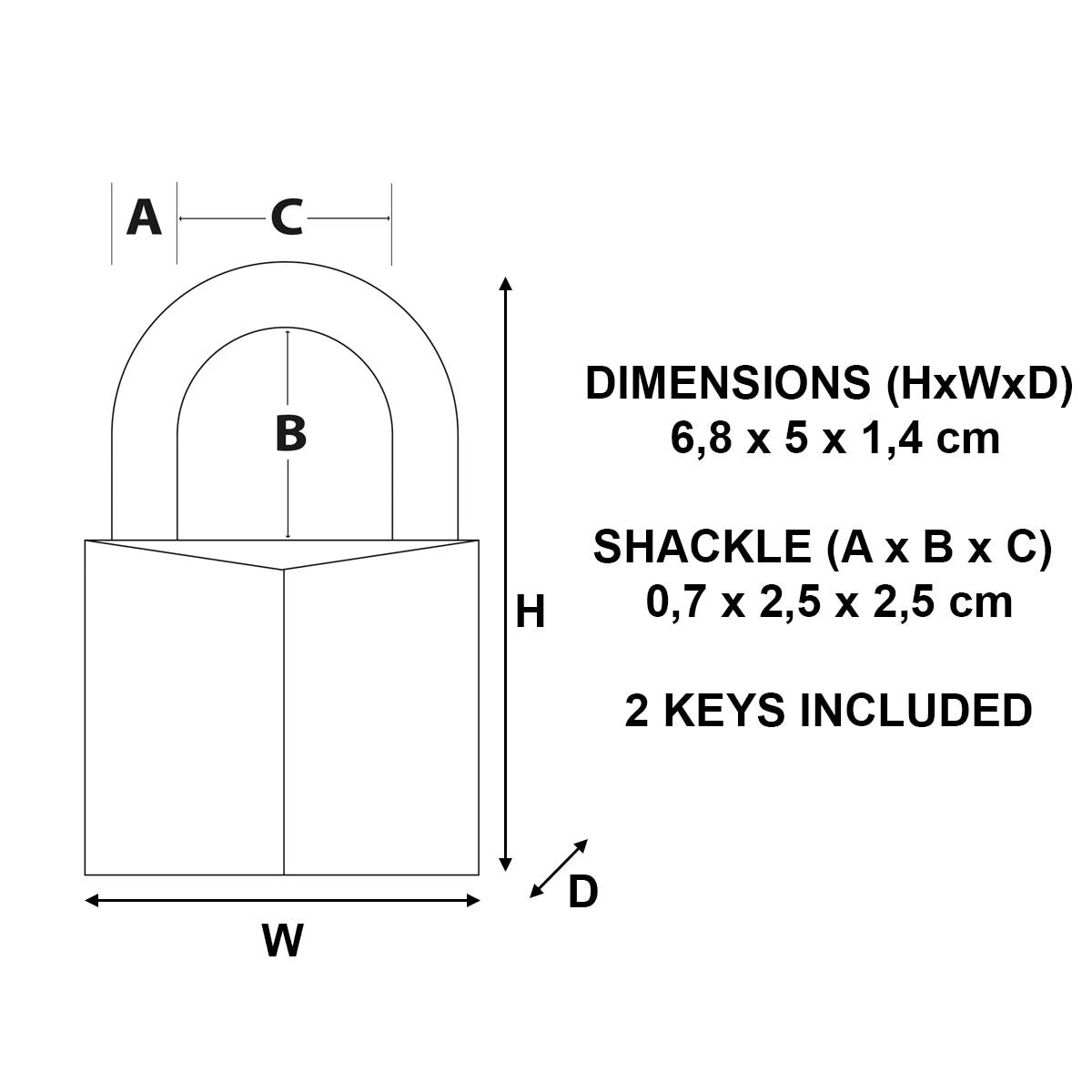 Master Lock 150D Padlocks-Locks-Cables - View #5