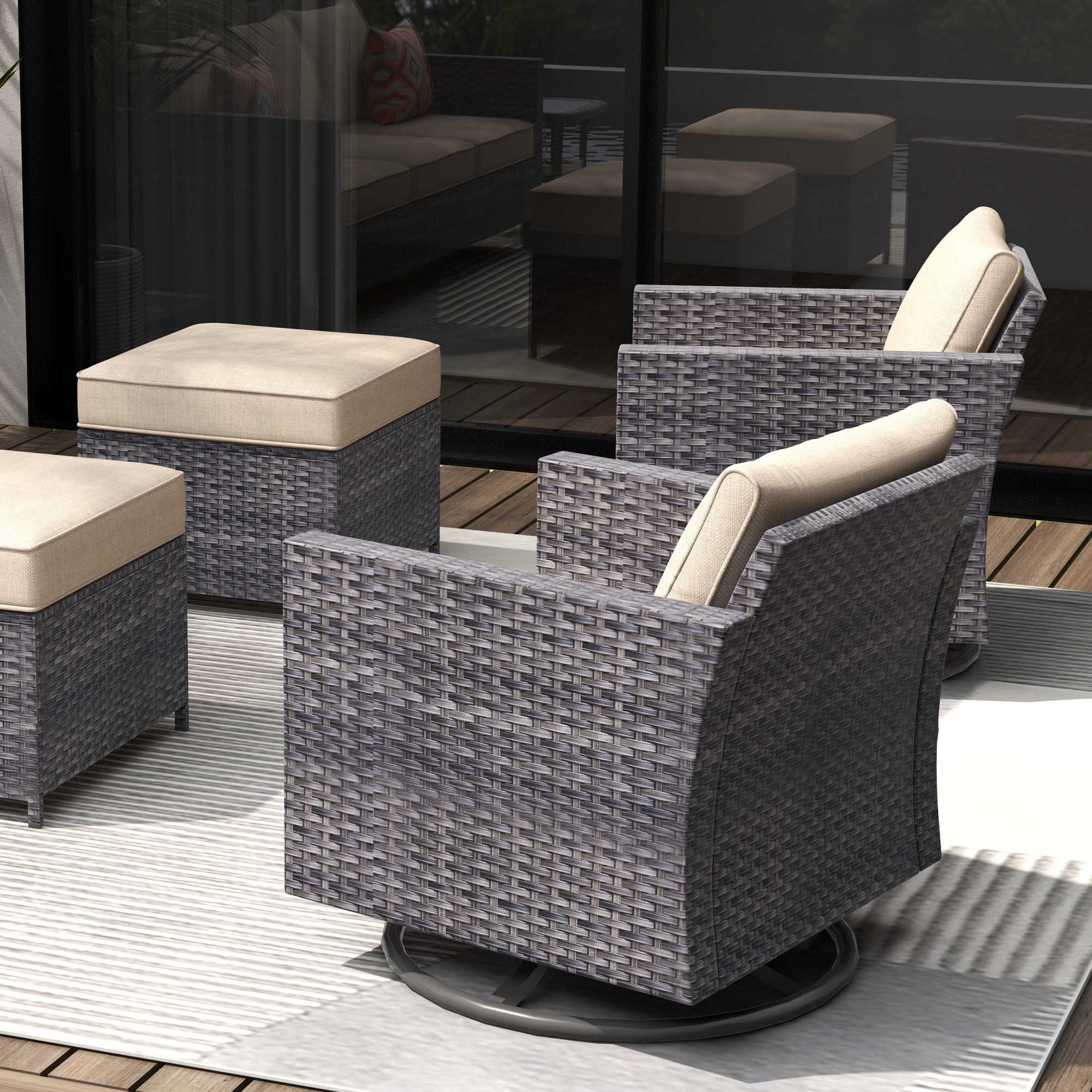 XIZZI XIGRSRC6163 Patio-Conversation-Sets - View #3