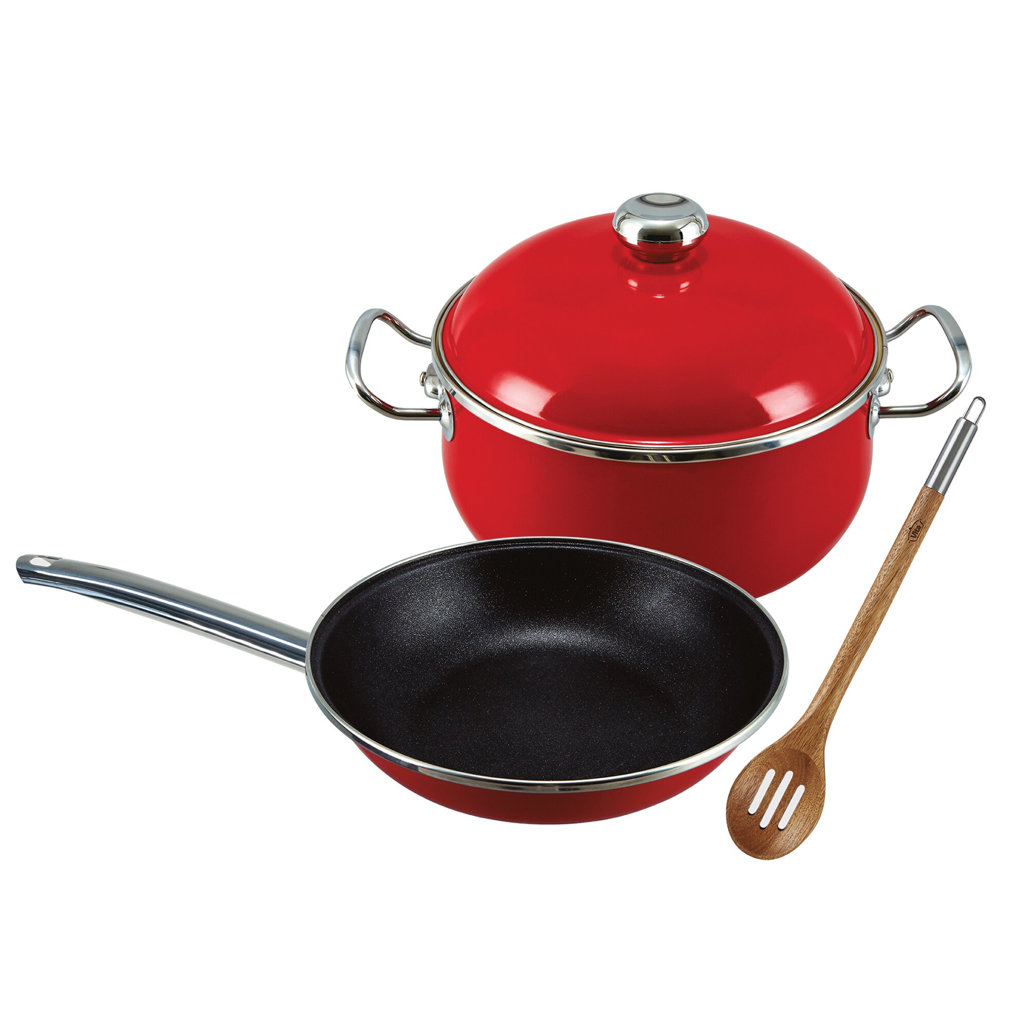 Vita EKV63269 11-Inches Steel with non-stick coating Cookware set with Lid