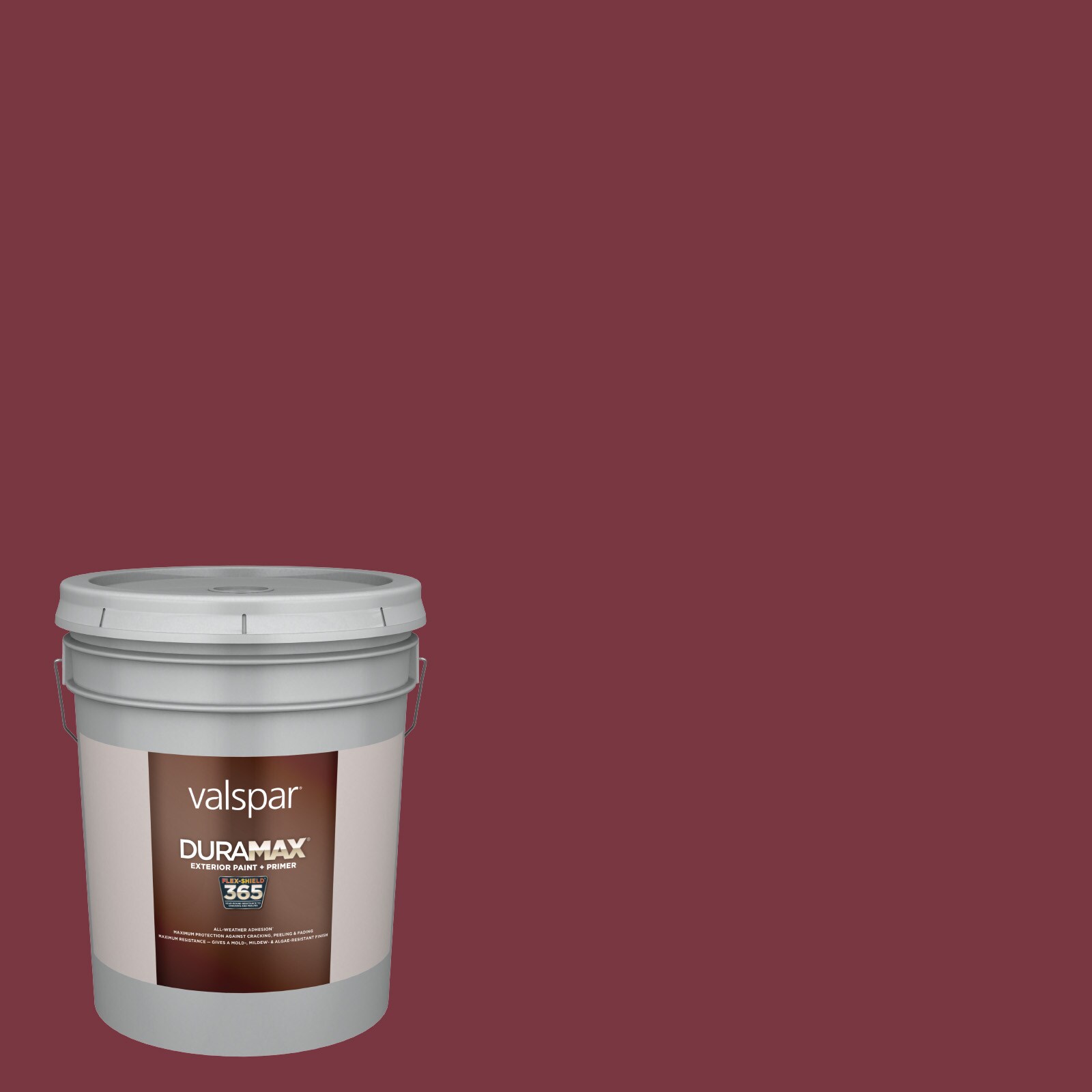 Valspar 1009-6-10605 Duramax Semi-gloss Jazzy Red 1009-6 Latex Exterior Paint + Primer ( 5-gallon )