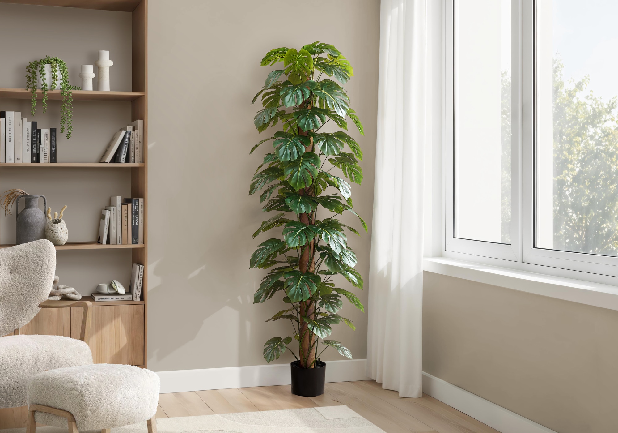 fake palm tree plants 40” Areca Artificial Palm Tree UV Resistant (Indoor/Outdoor) main image 1
